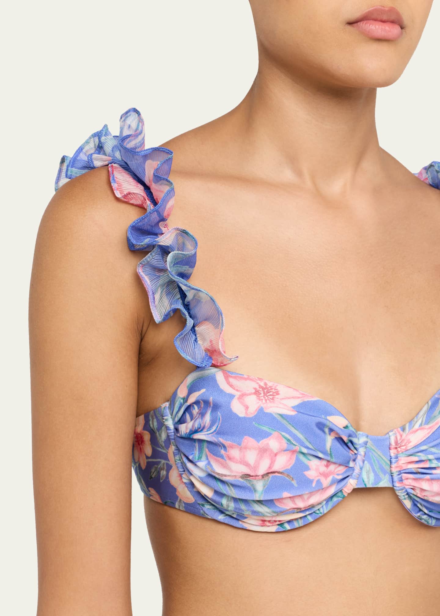 PatBO Amaryllis Flutter Bikini Top Image 4 of 4