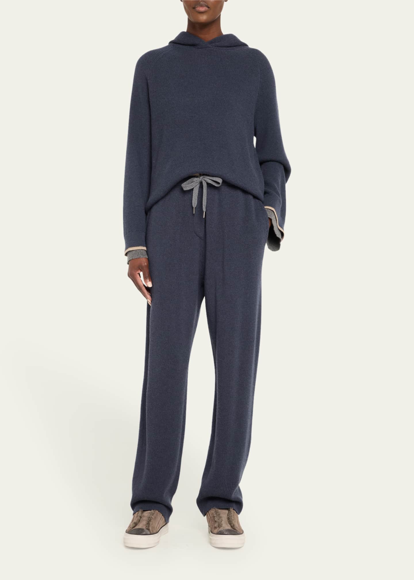Monili Detail Shearling-Lined Slip-On Sneakers
