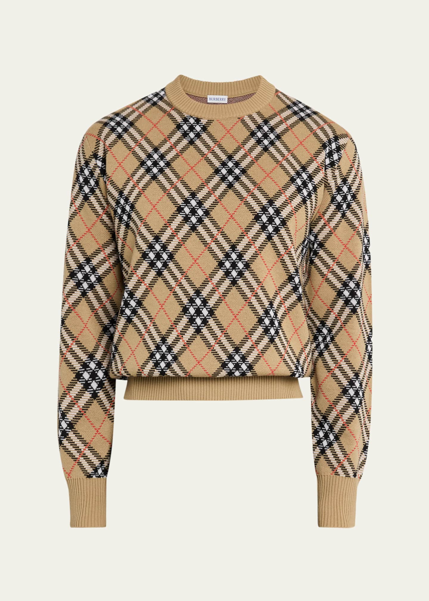 Burberry V-Neck Sweater - Men's XXL