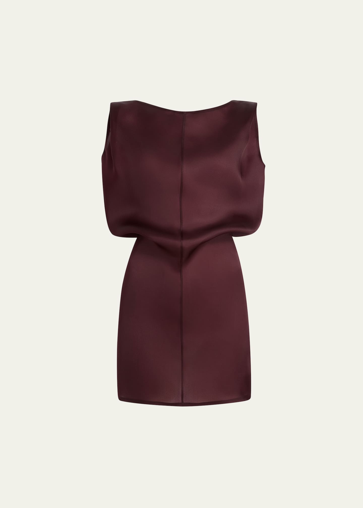 Khaite Toma Sleeveless Silk Mini Dress Image 1 of 2