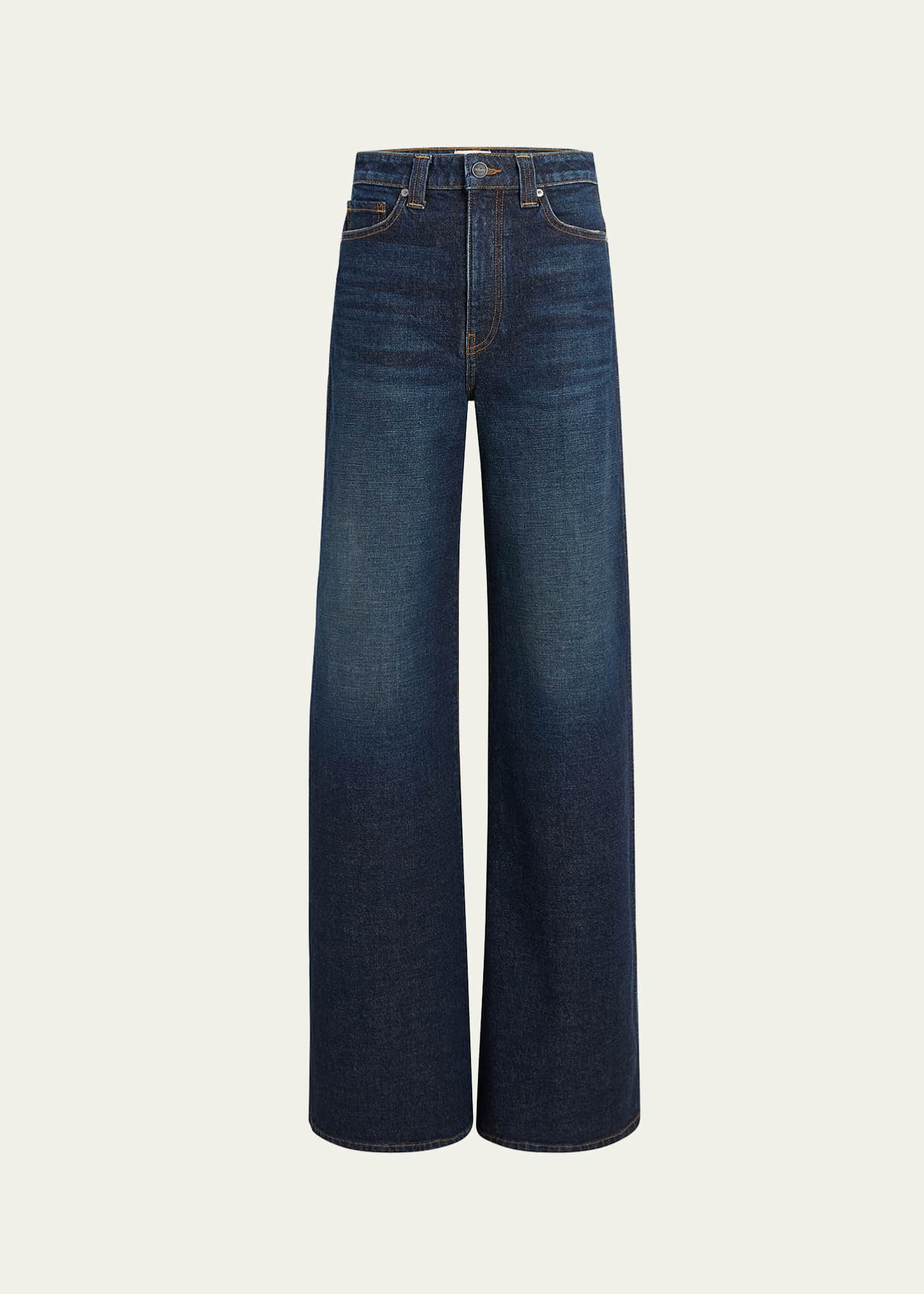 Khaite Dane High-Rise Wide-Leg Jeans Image 1 of 4