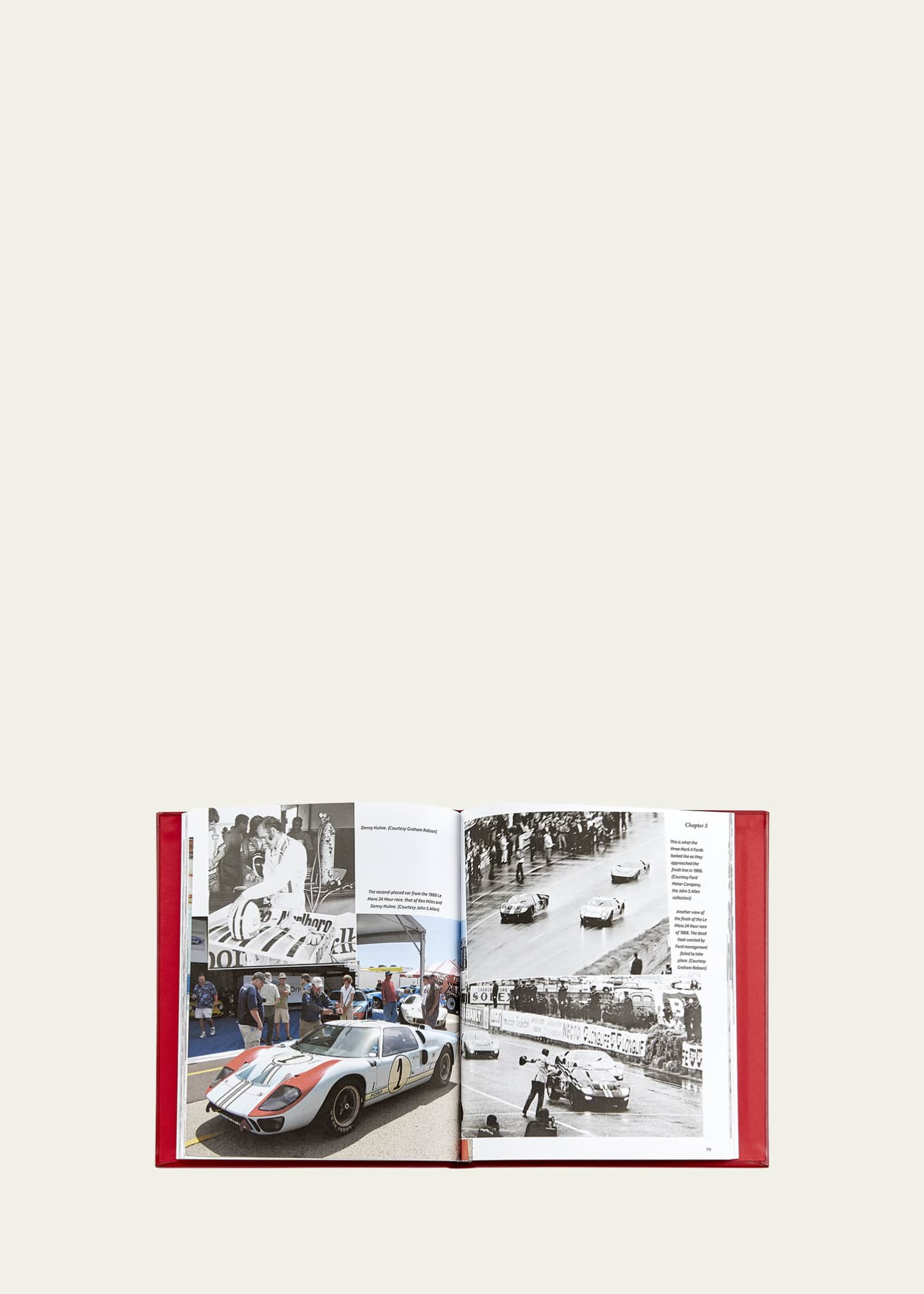 Graphic Image "Ford vs. Ferrari" Leather-Bound Book by John Starkey Image 2 of 6
