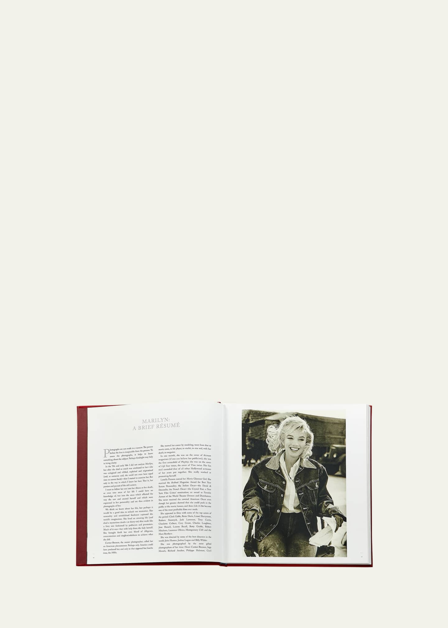 Graphic Image "Marilyn Monroe: An Appreciation" Leather-Bound Book by Eve Arnold Image 2 of 6