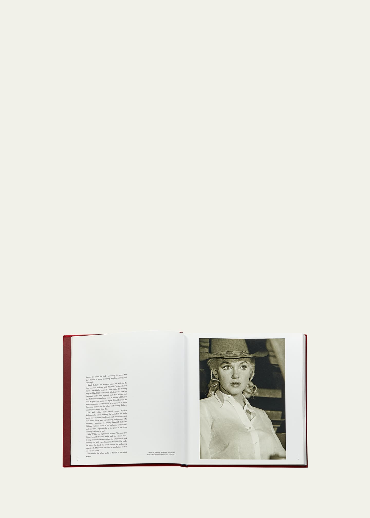 Graphic Image "Marilyn Monroe: An Appreciation" Leather-Bound Book by Eve Arnold Image 3 of 6