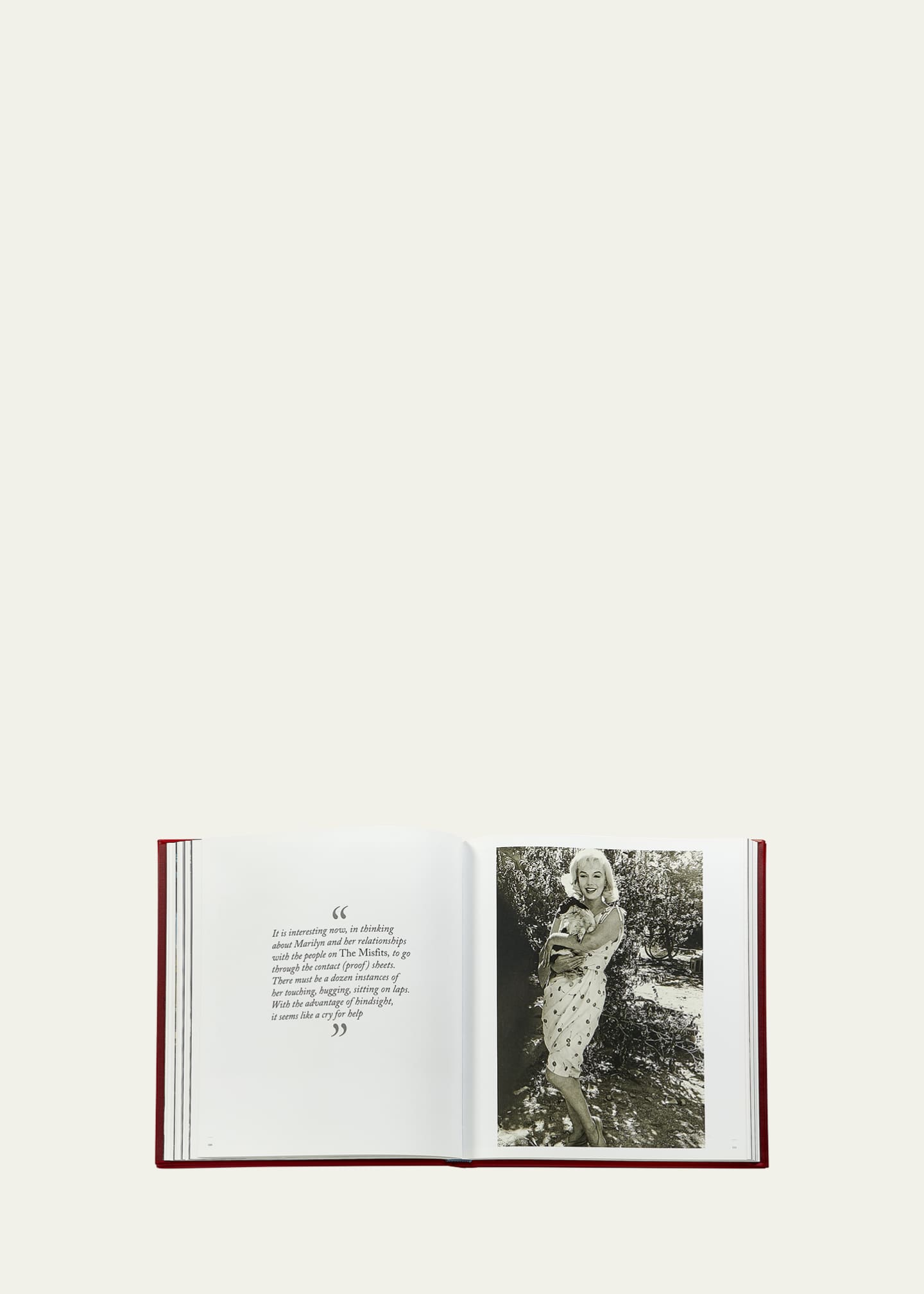 Graphic Image "Marilyn Monroe: An Appreciation" Leather-Bound Book by Eve Arnold Image 5 of 6