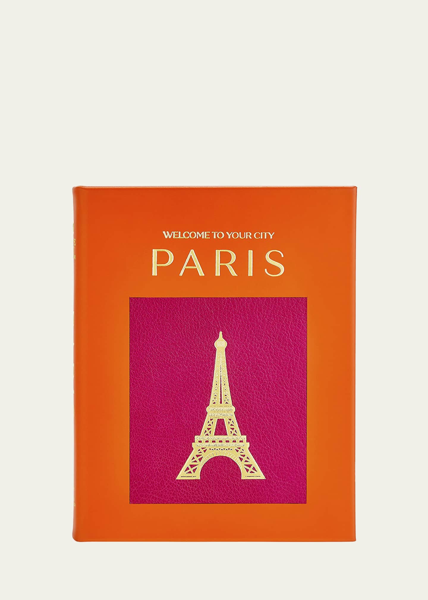 Graphic Image "Trope Paris" Leather-Bound Book, Edited by Sam Landers & Michelle Fitzgerald Image 1 of 6