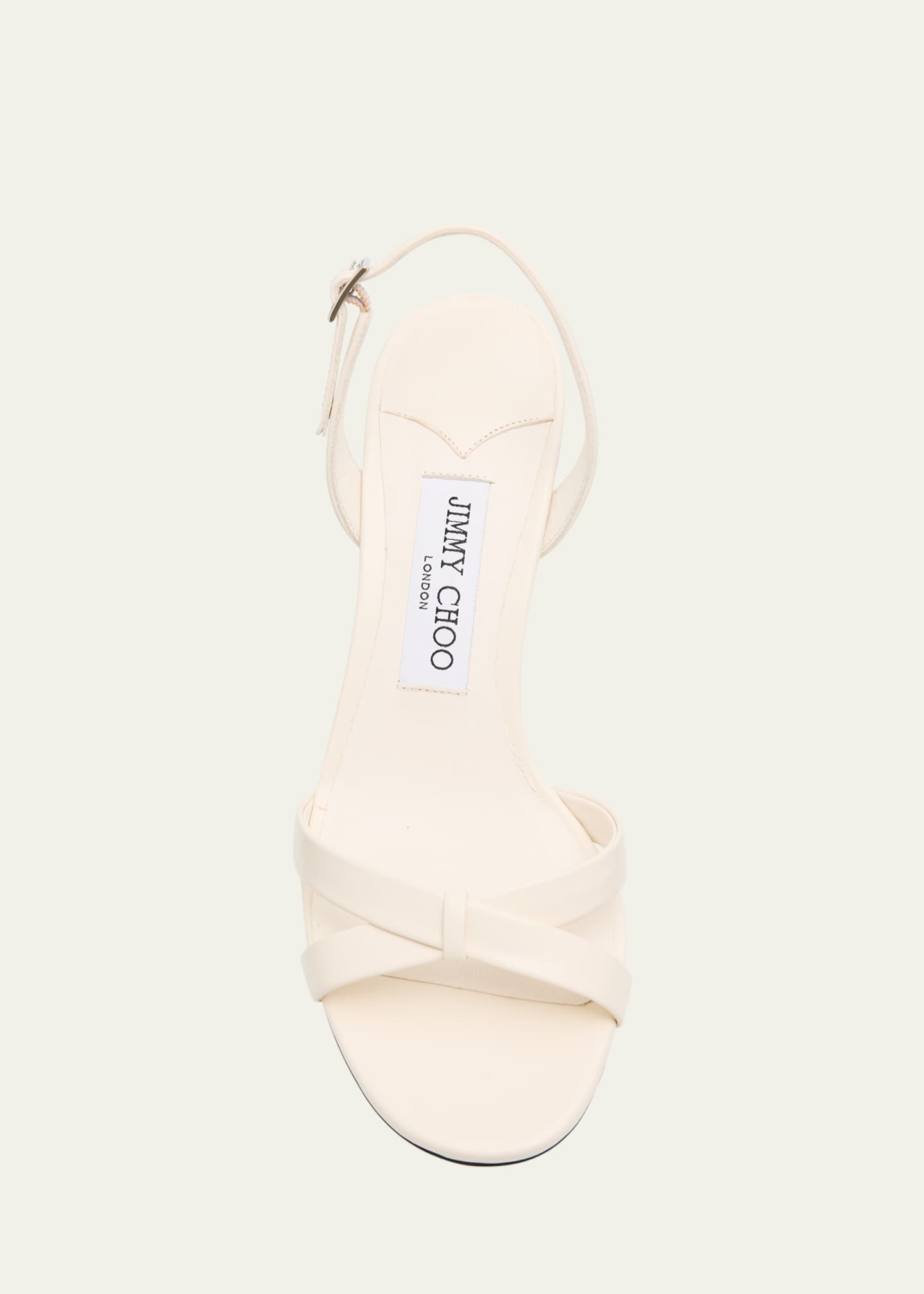 Jimmy Choo Elsy 70 Leather Sandals Image 4 of 4