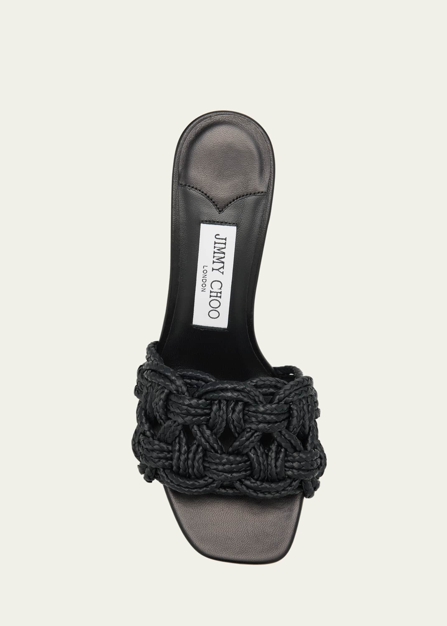 Jimmy Choo Chara 70 Crochet Sandals Image 4 of 4