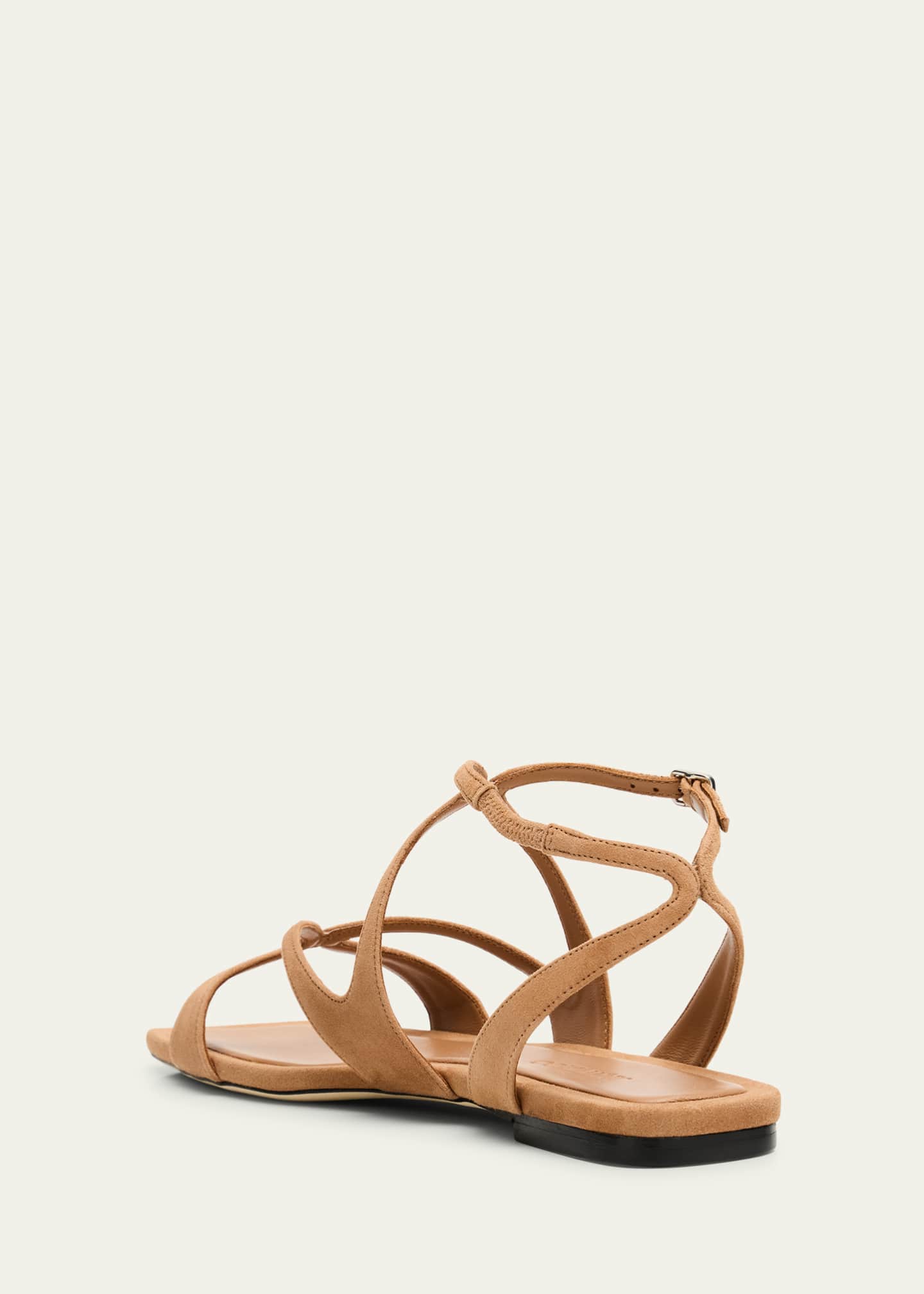 Jimmy Choo Ayla Suede Flat Sandals Image 2 of 4