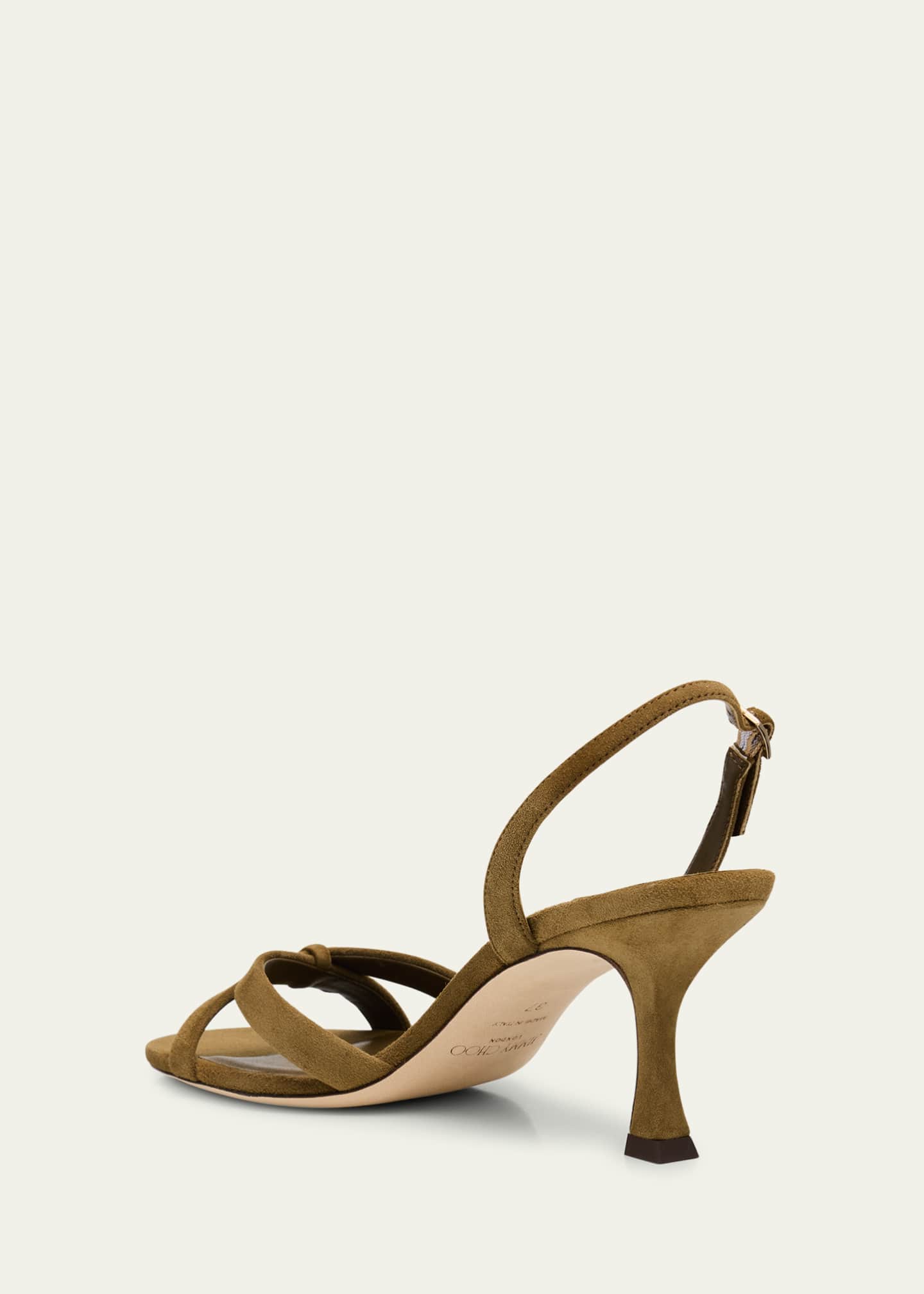 Jimmy Choo Elsy 70 Suede Sandals Image 2 of 4