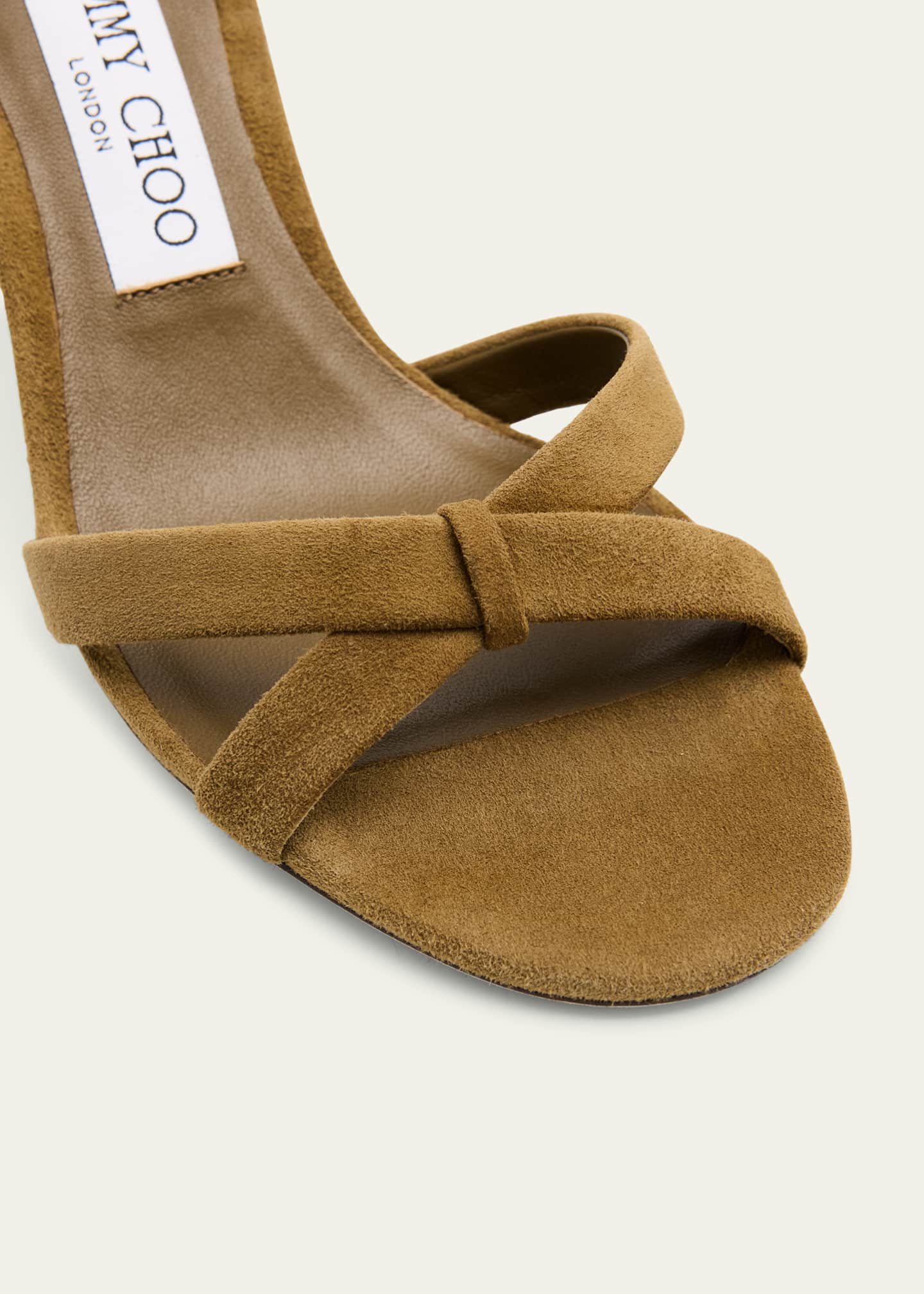 Jimmy Choo Elsy 70 Suede Sandals - Bergdorf Goodman