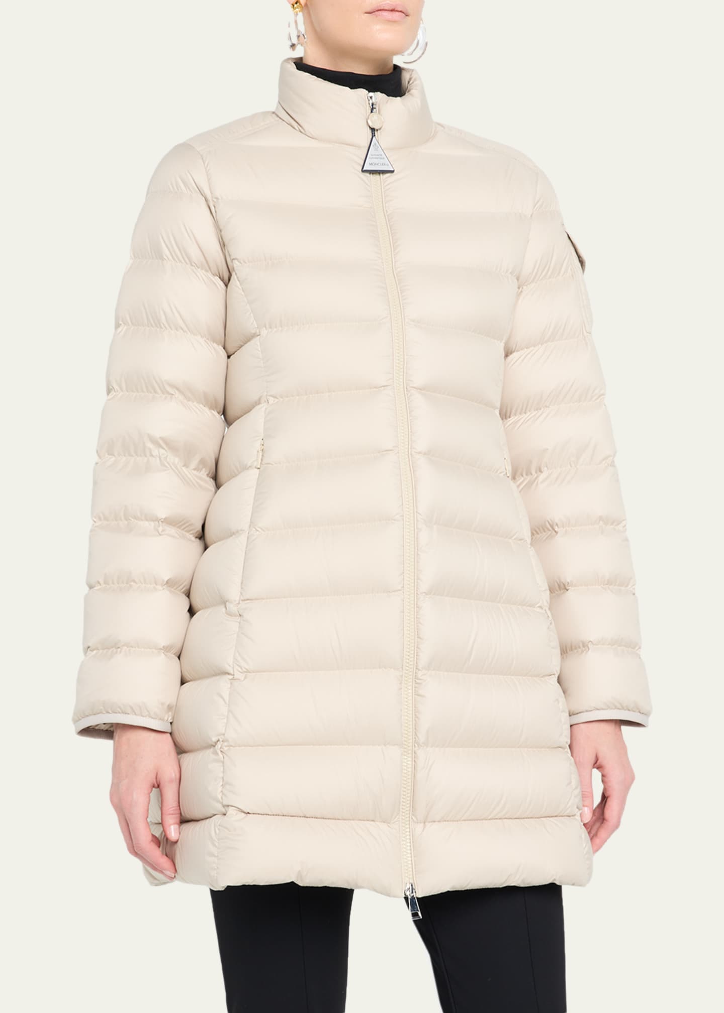 Moncler Igesse Long Down Puffer Coat - Bergdorf Goodman