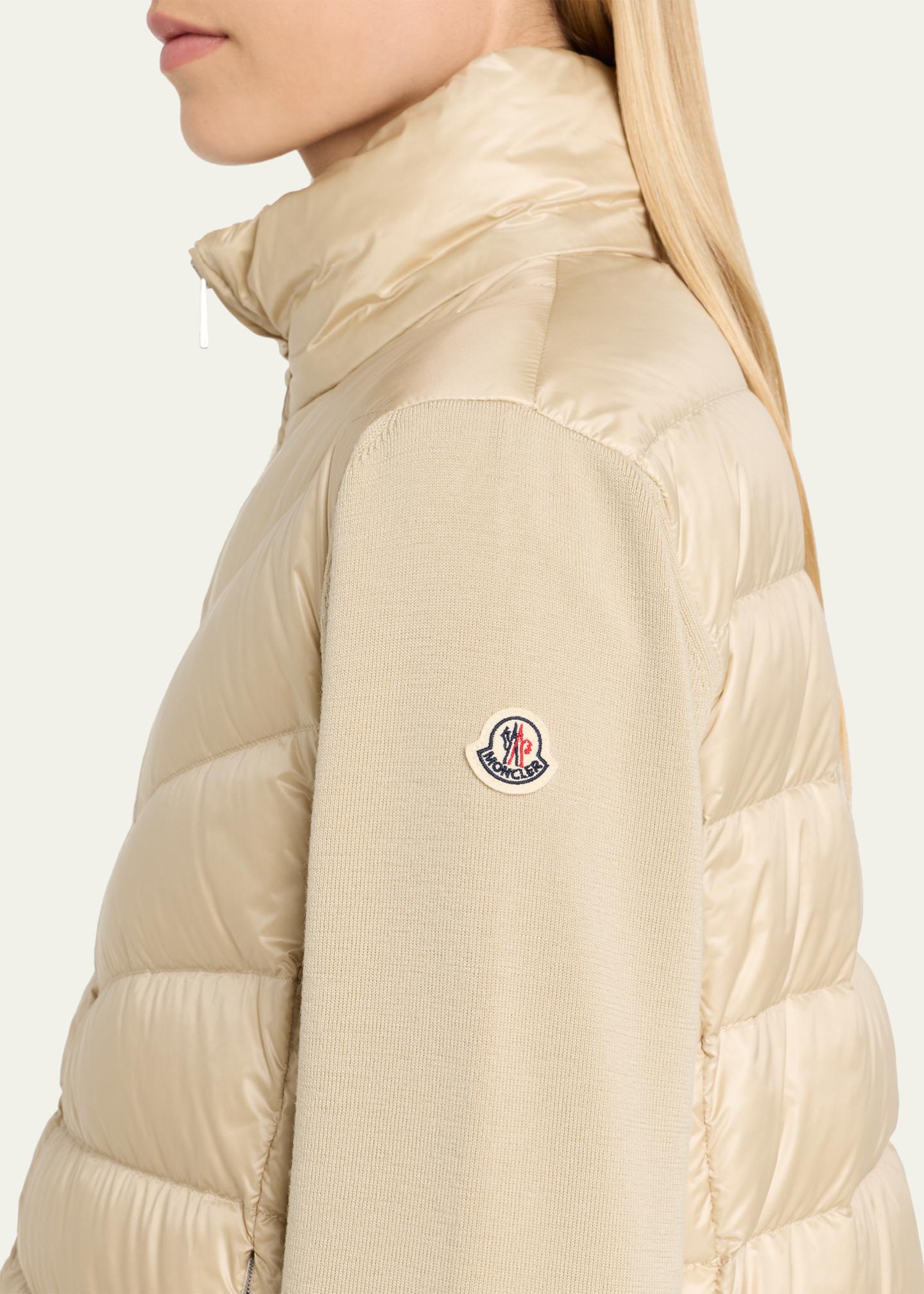 Moncler Padded Wool Cardigan - Bergdorf Goodman