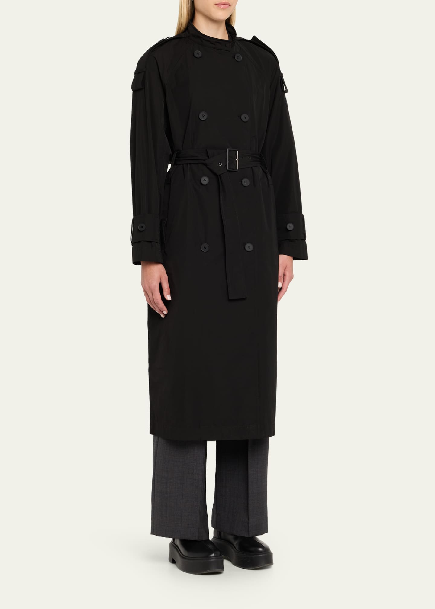 Moncler Trevoux Trench Coat Image 4 of 5