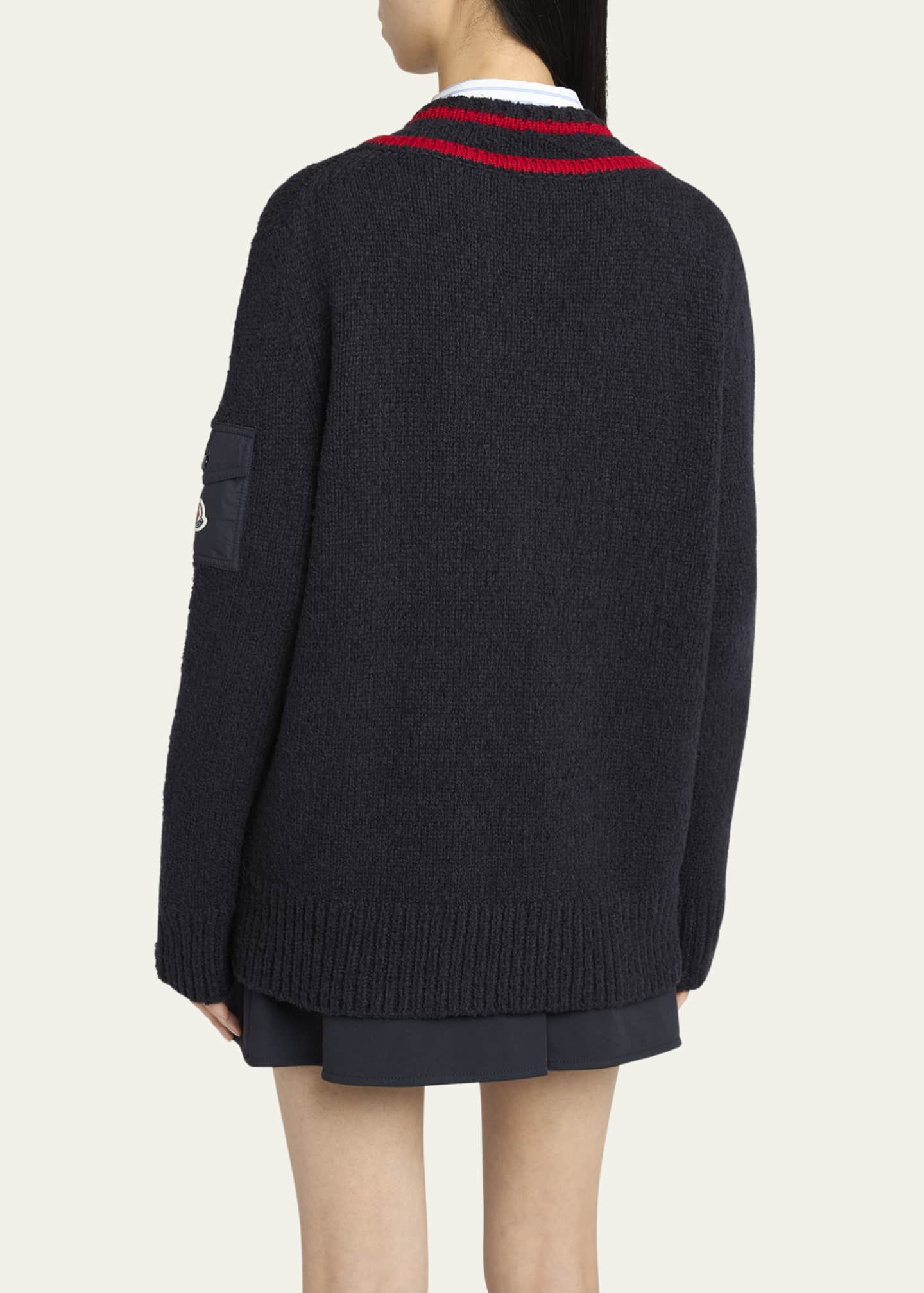 Moncler V-Neck Sweater Image 3 of 5