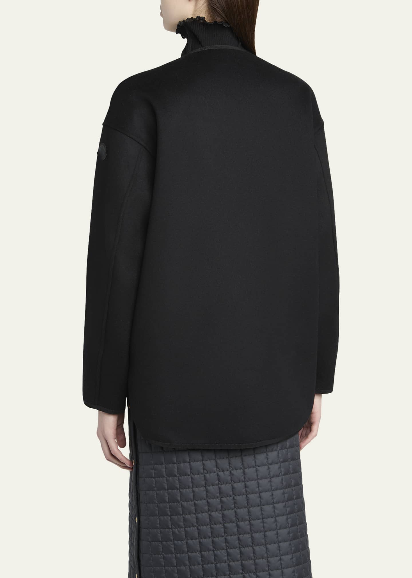 s*)様 新品ほぼ MONCLER 黒 サイズ３ テーラードジャケット ポリエス Moncler Reposse 3-in-1 Jacket - Bergdorf Goodman