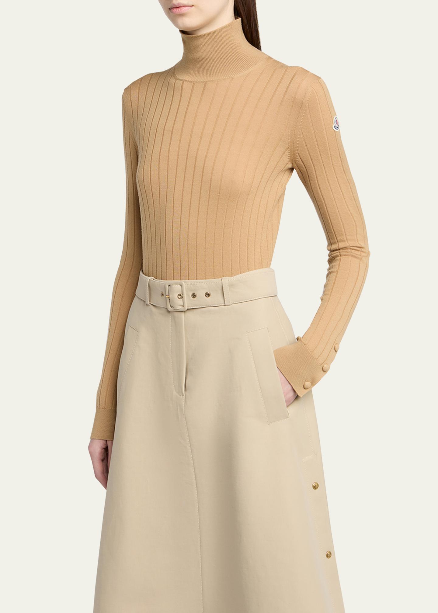 Moncler Wool-Cashmere Turtleneck Sweater - Bergdorf Goodman