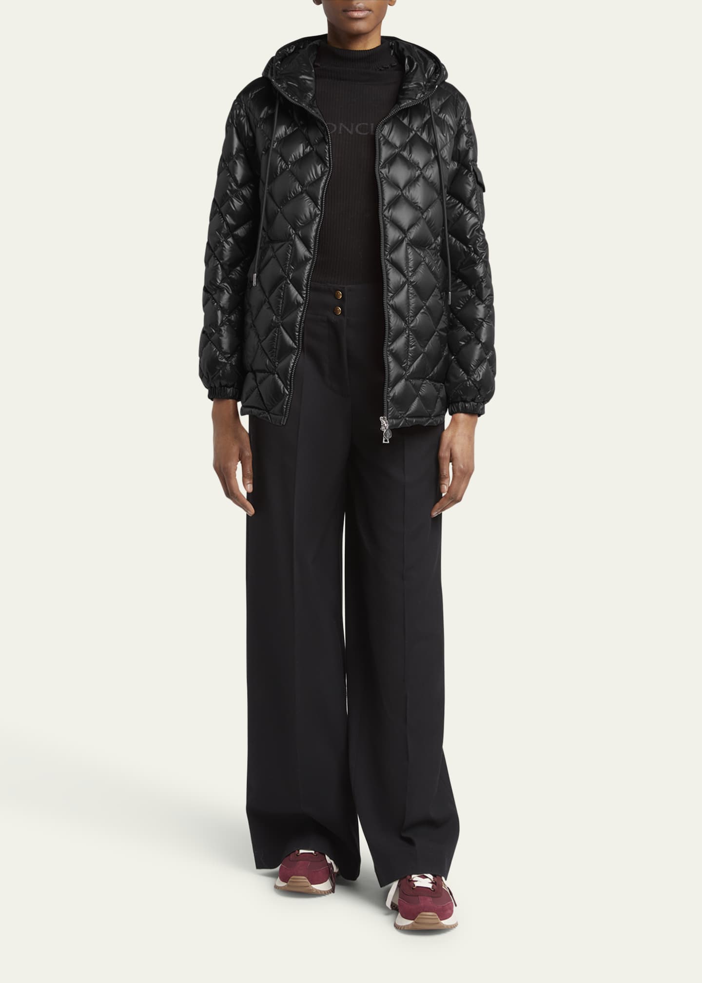 Moncler Short Padded Down Jacket Image 2 of 5
