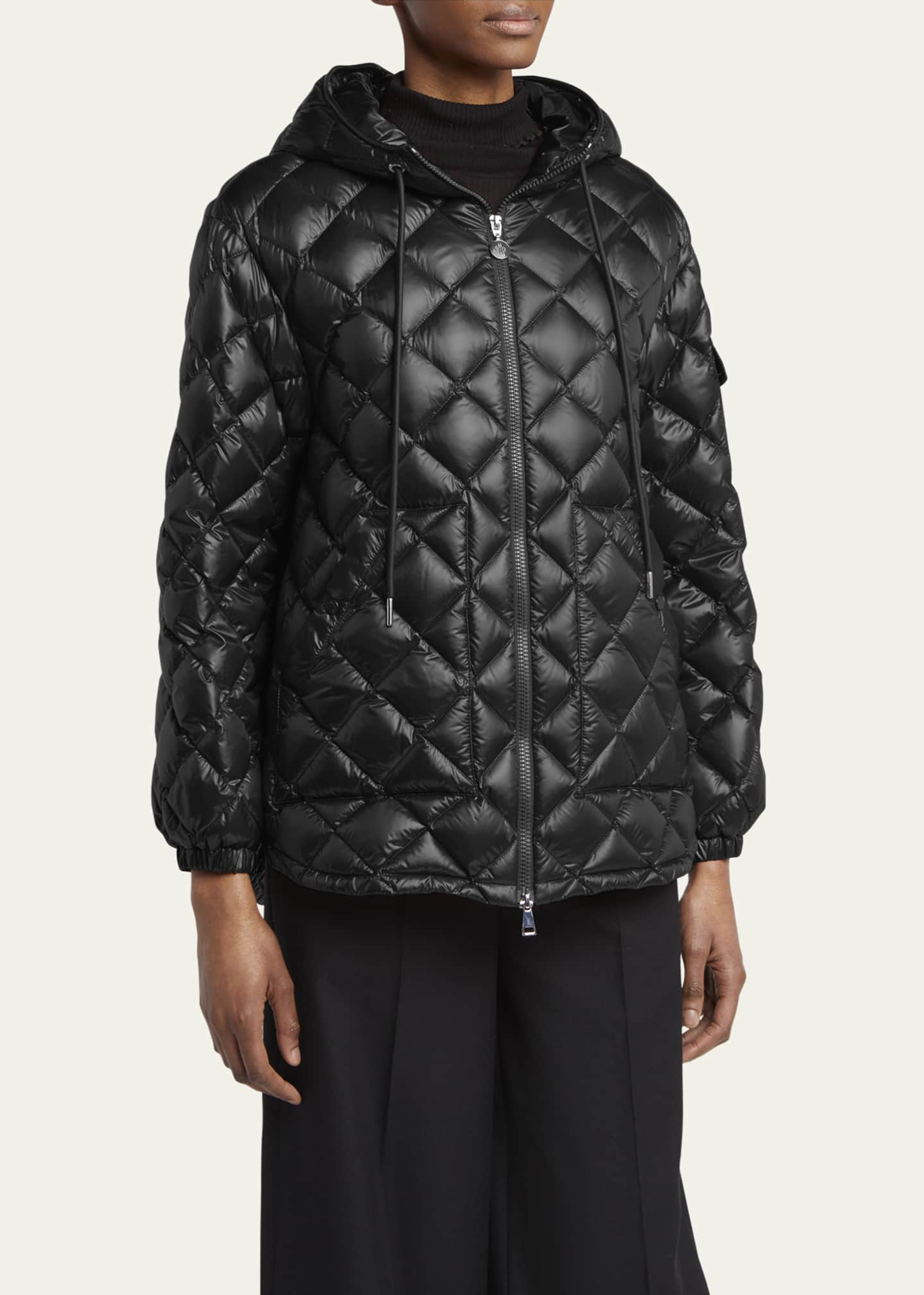 Moncler Short Padded Down Jacket Image 4 of 5