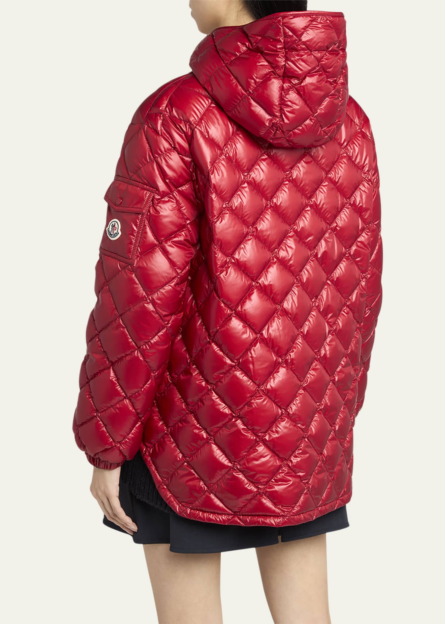 Moncler Short Padded Down Jacket - Bergdorf Goodman