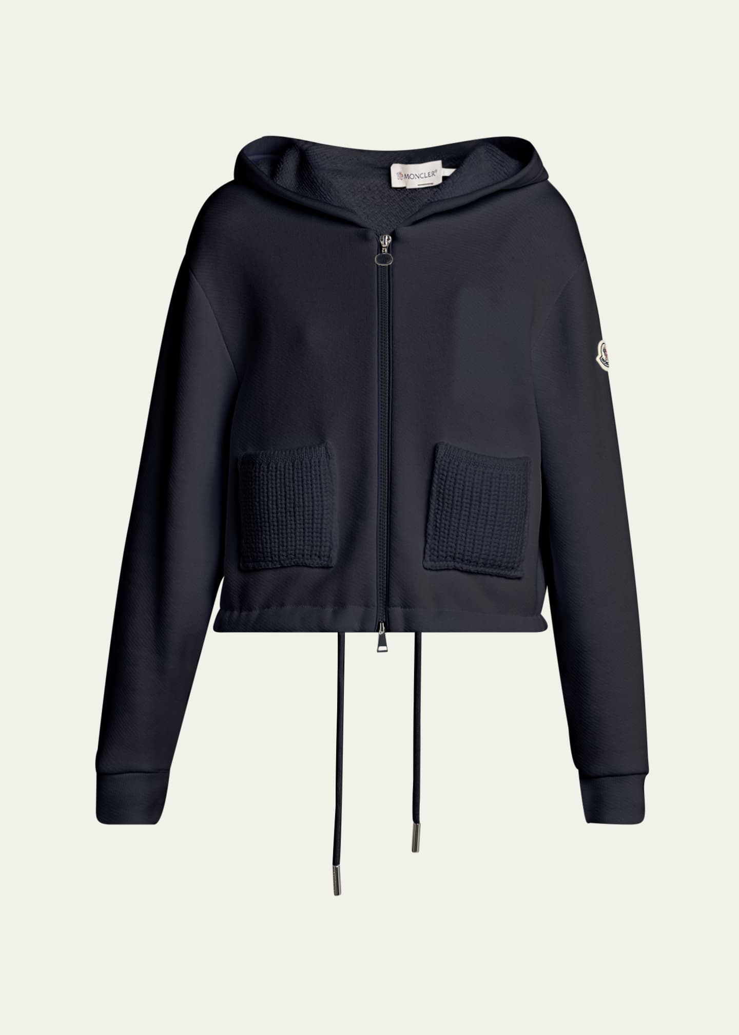 Moncler Hooded Zip-Up Cardigan - Bergdorf Goodman