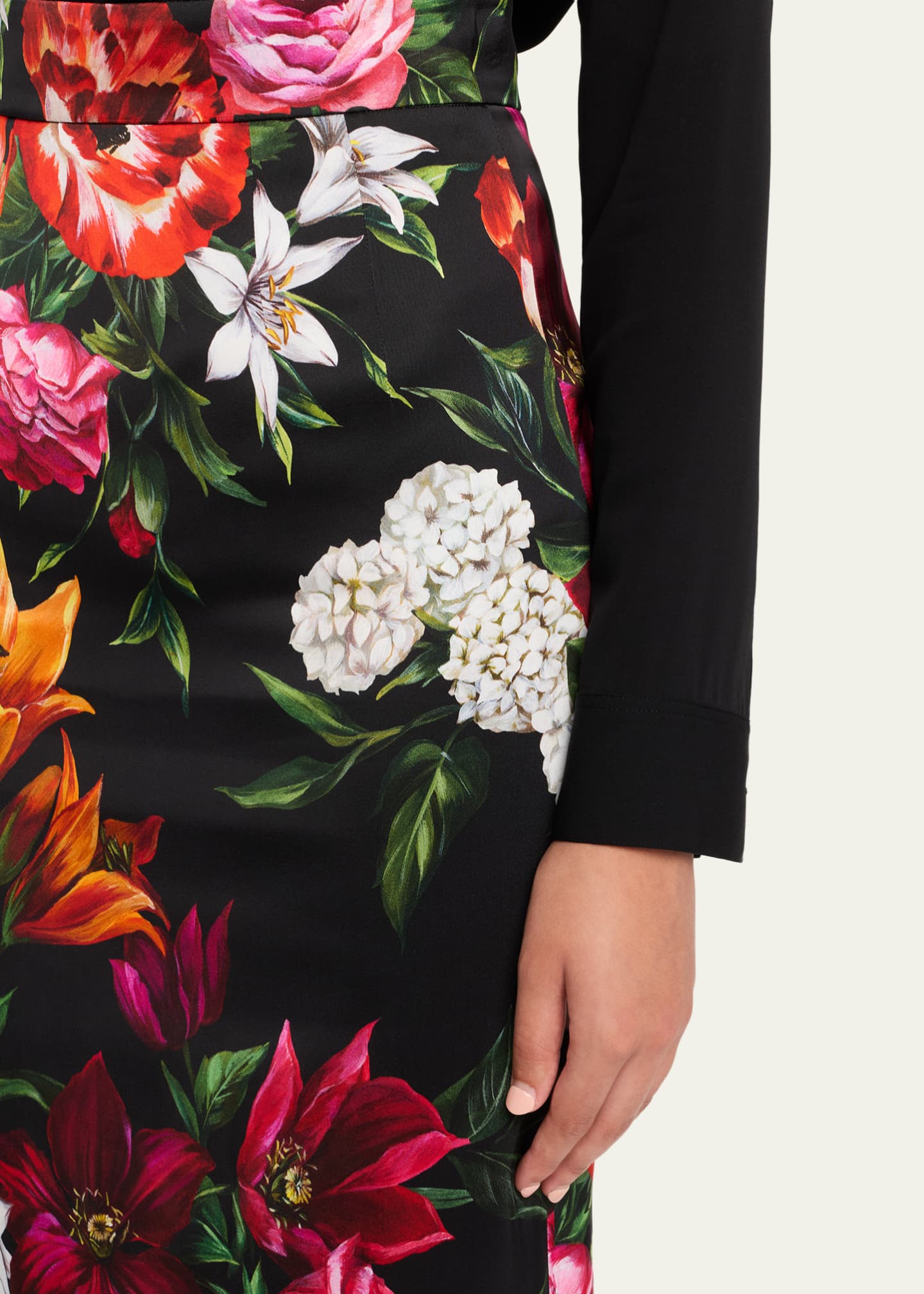 Dolce&Gabbana Floral Bouquet Midi Skirt Image 5 of 5