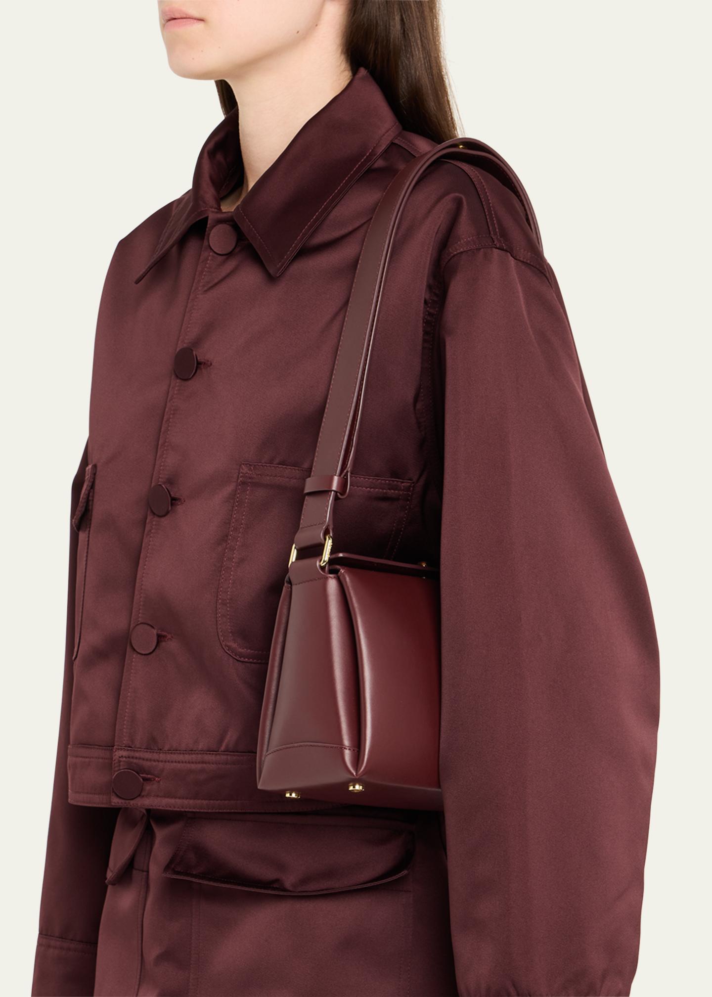 Plan C Small Folded Shoulder Bag in Vitello Leather - Bergdorf Goodman