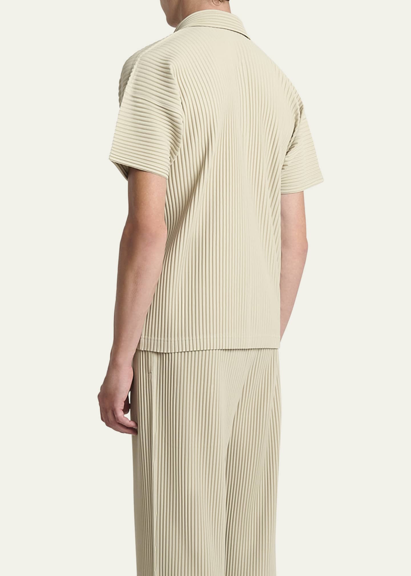 HOMME PLISSÉ ISSEY MIYAKE PLEATED POLO Homme Plisse Issey Miyake Men's Pleated Polo Shirt | Neiman
