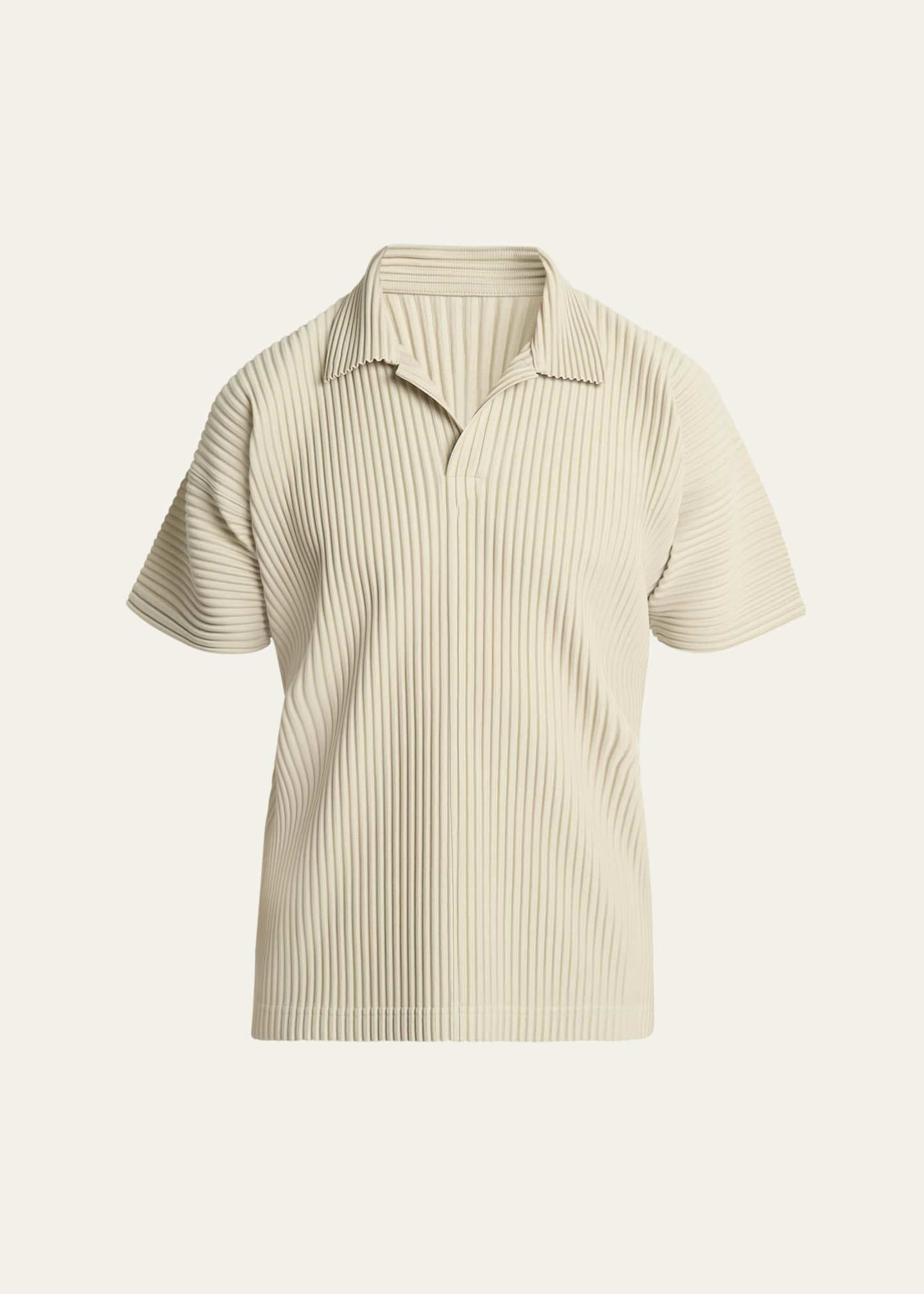 HOMME PLISSÉ ISSEY MIYAKE PLEATED POLO Homme Plisse Issey Miyake Men's Pleated Polo Shirt