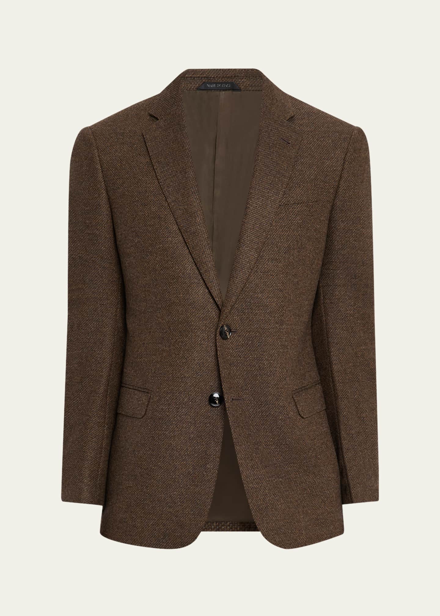 Giorgio Armani Men's Textured Wool and Cashmere G Line Sport Coat
