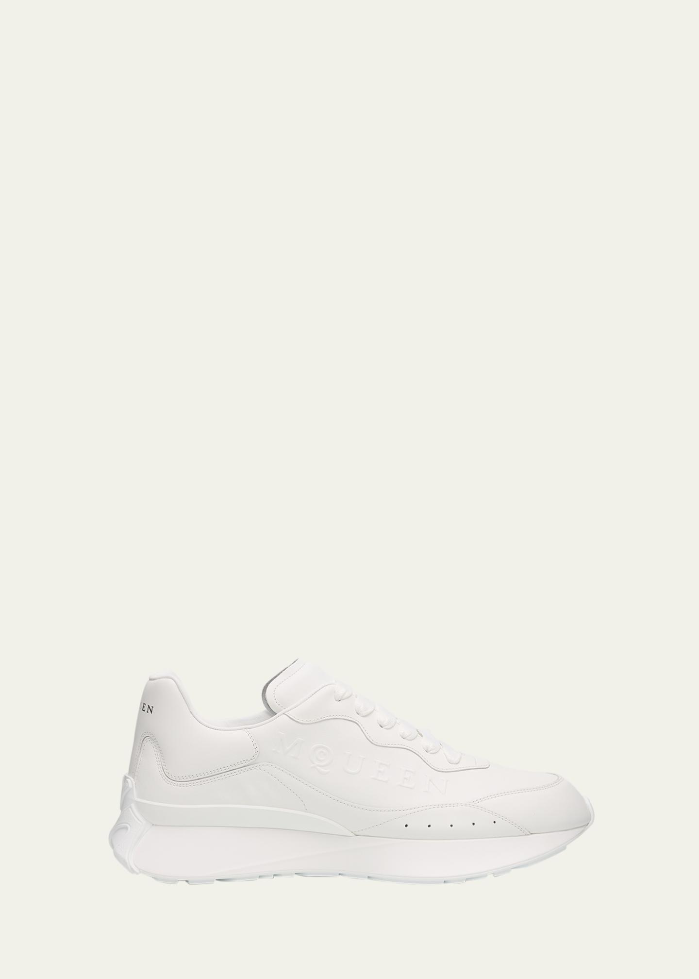 McQueen Men's Sprint Leather Runner Sneakers - Bergdorf Goodman