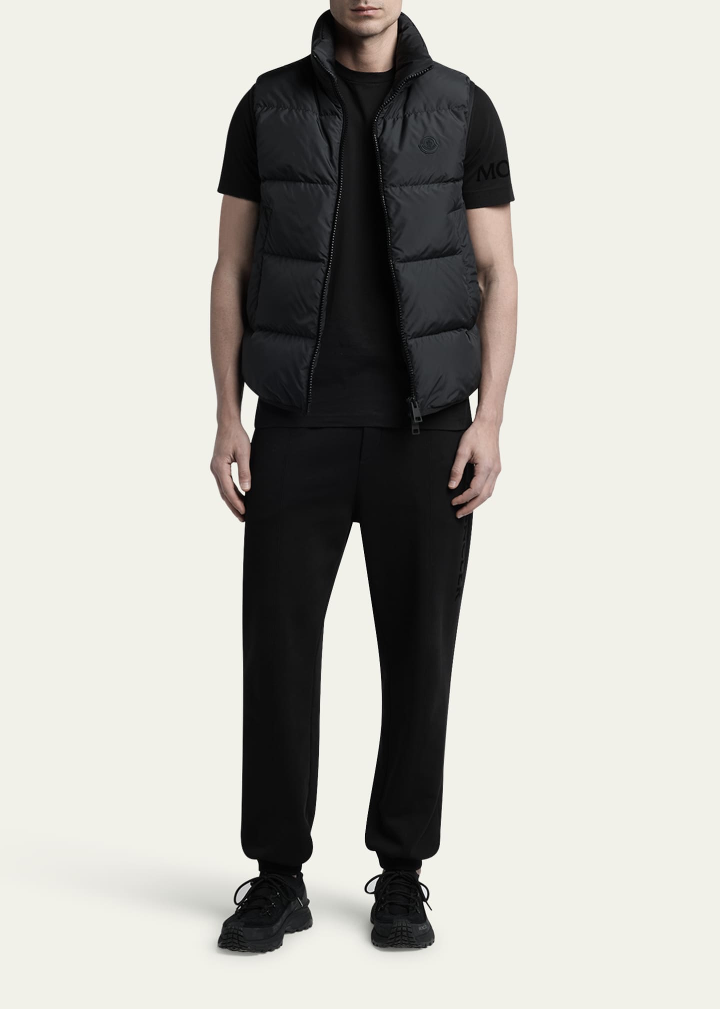 Moncler Men's Gabas Short Sleeve Padded Vest - Bergdorf Goodman