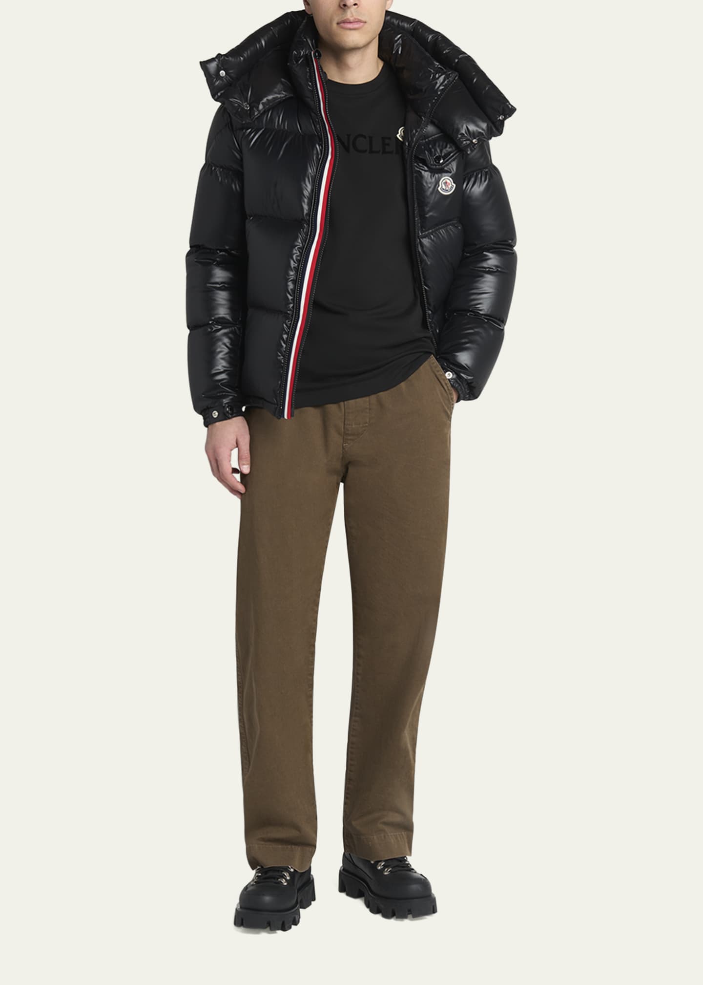 Moncler Men's Montbeliard Short Down Jacket - Bergdorf Goodman