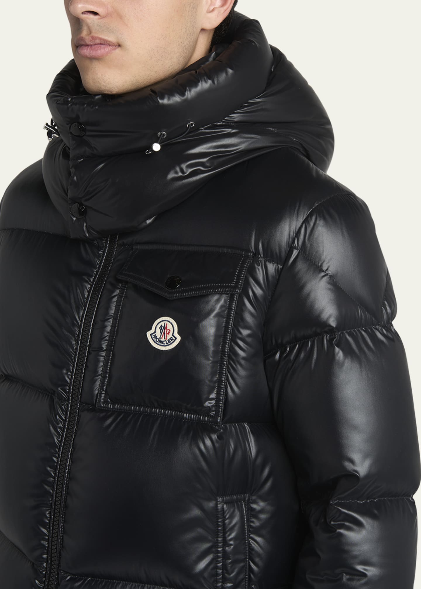 Moncler Men's Montbeliard Short Down Jacket - Bergdorf Goodman