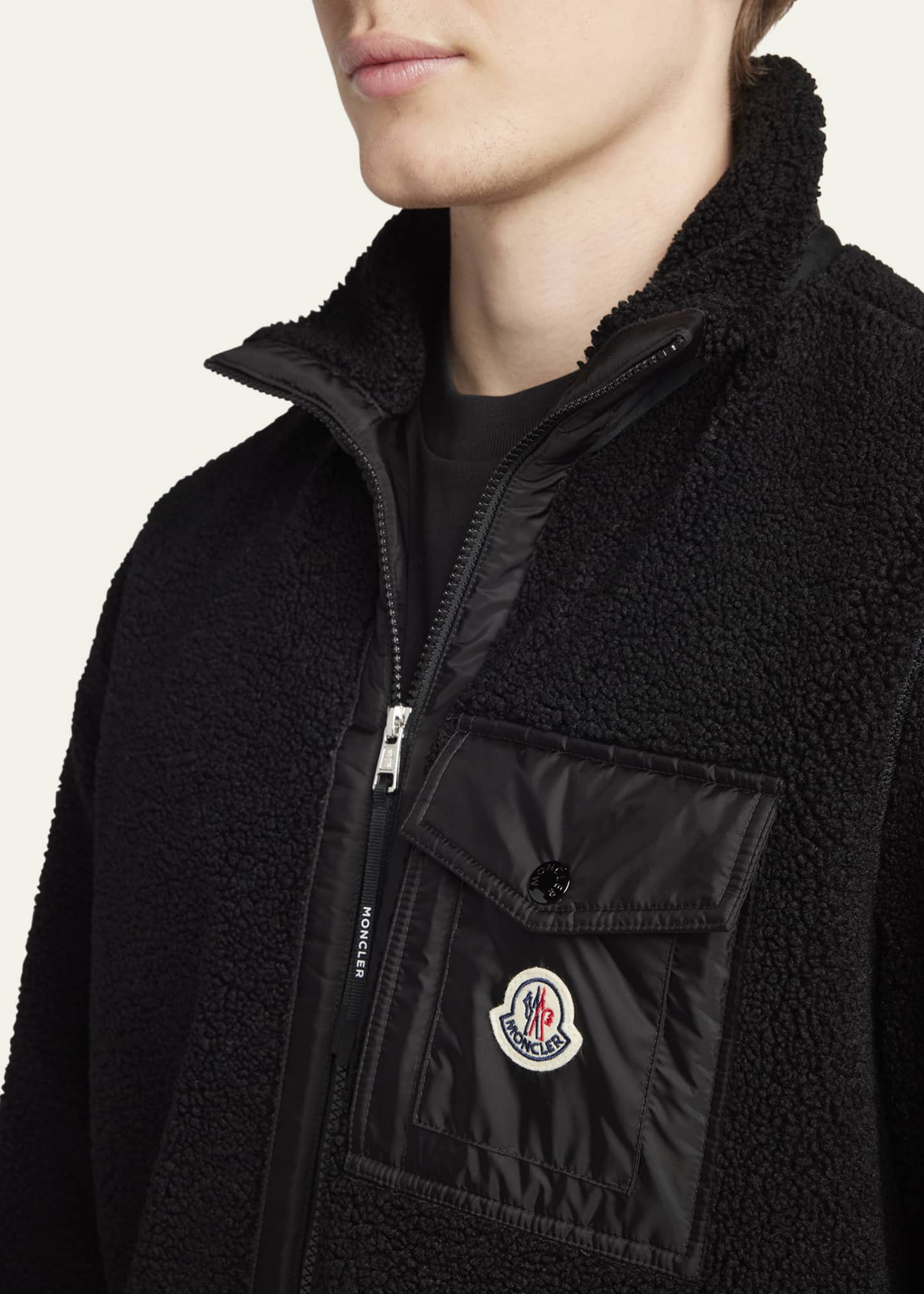 Men's Teddy Boucle Full-Zip Jacket