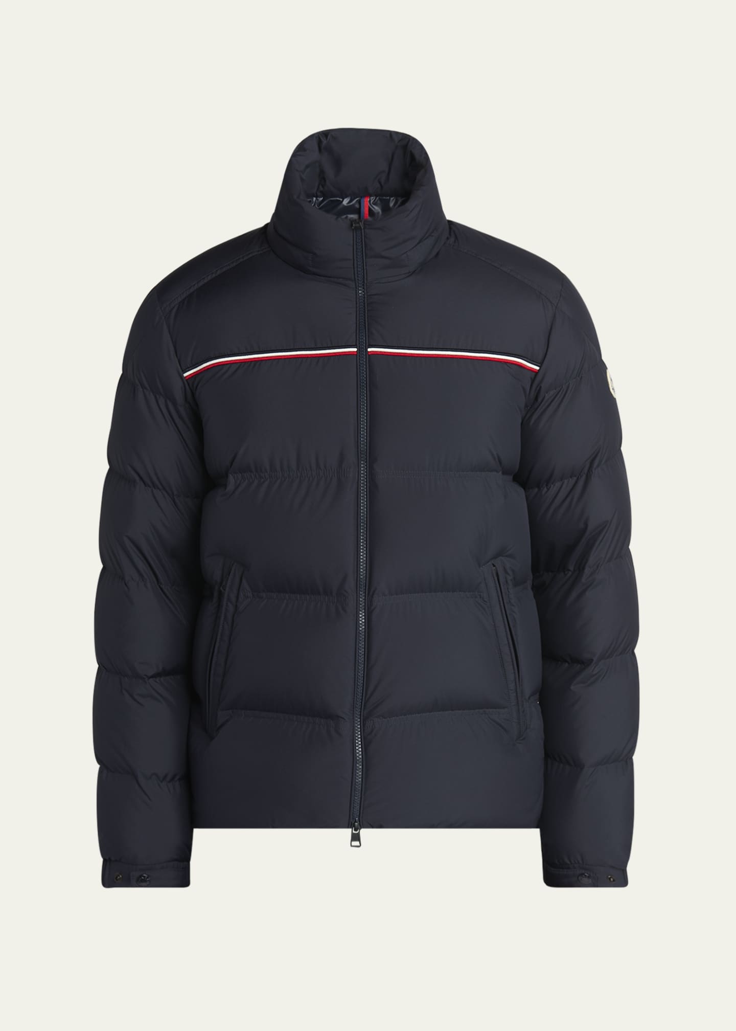 MONCLER　セール DORFMAN Moncler Men's Bouvaque Tricolor-Trim Down Jacket - Bergdorf