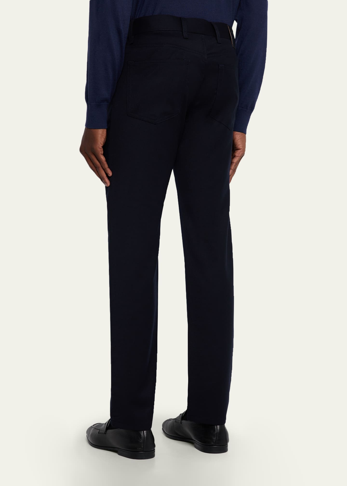 フ*ン様 【高級】Ermenegildo Zegna スラックス Mila ネイ ZEGNA Men's Wool Straight Fit Five-Pocket Pants - Bergdorf Goodman