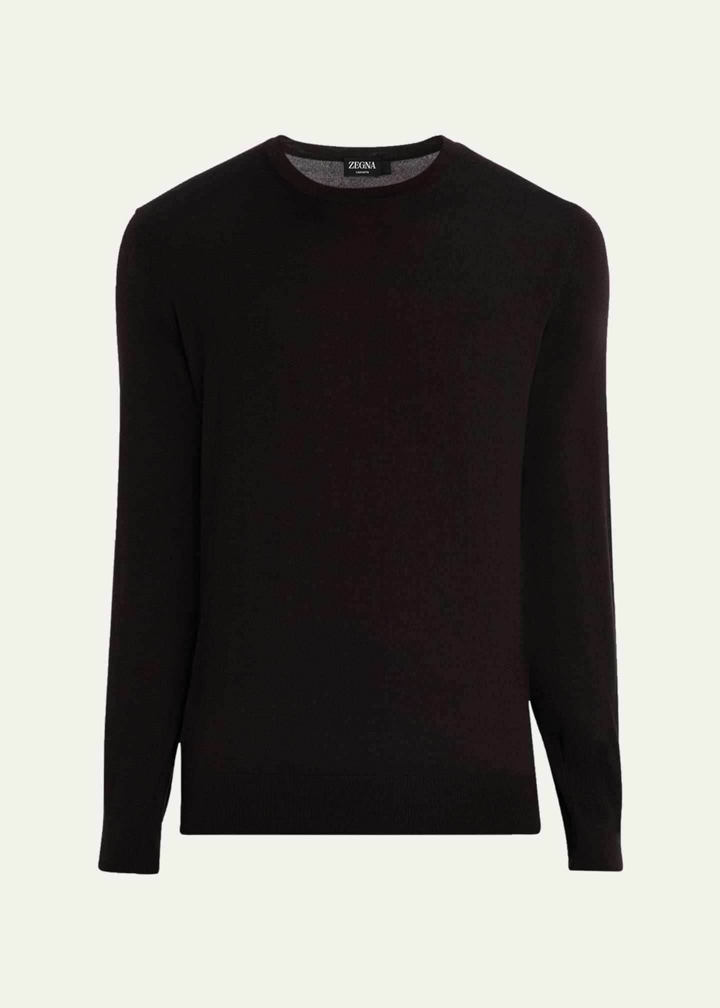 ZEGNA Men's Cashseta Cashmere and Silk Crewneck Sweater - Bergdorf
