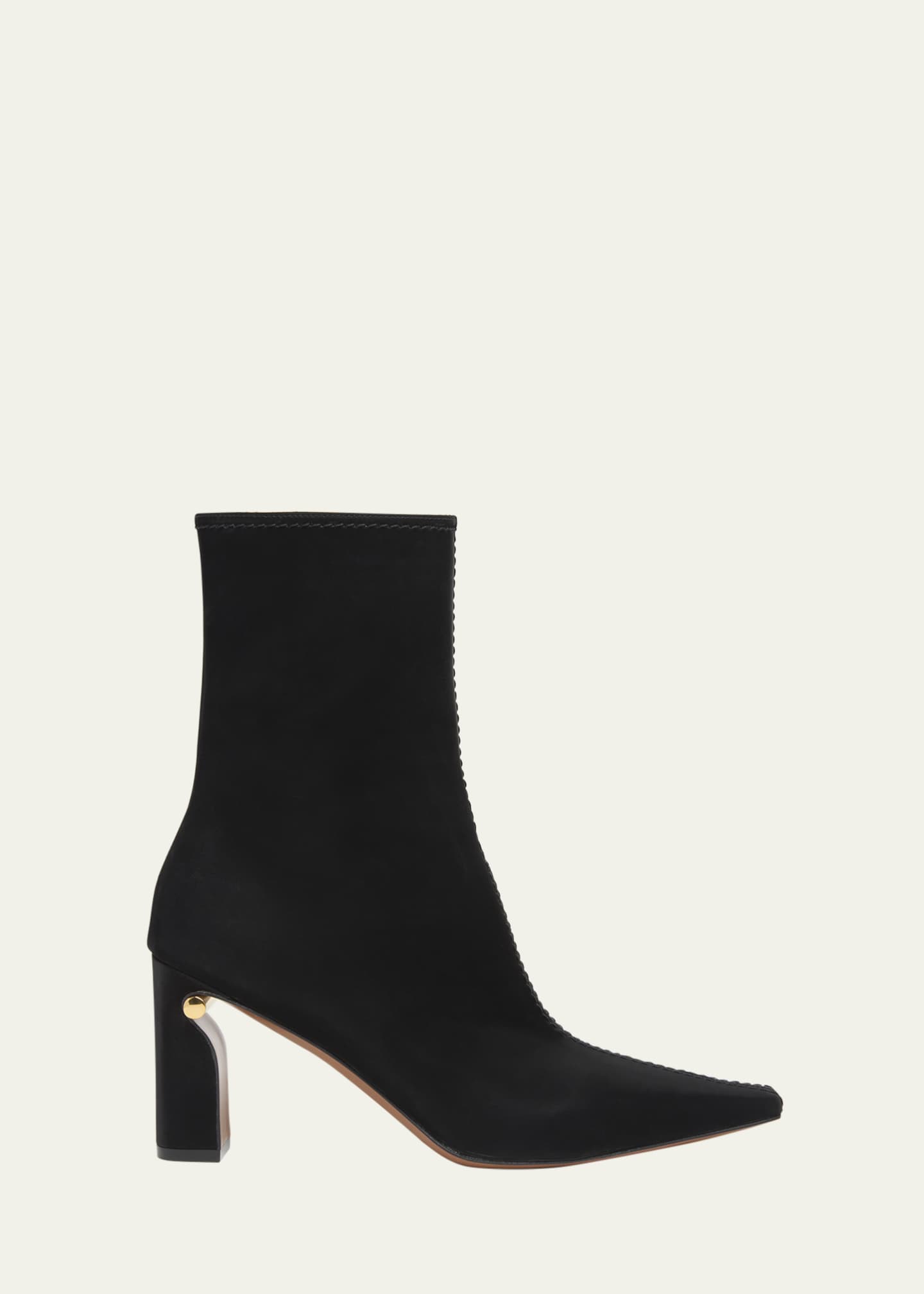 McQueen Pointed Ankle Booties Image 1 of 4