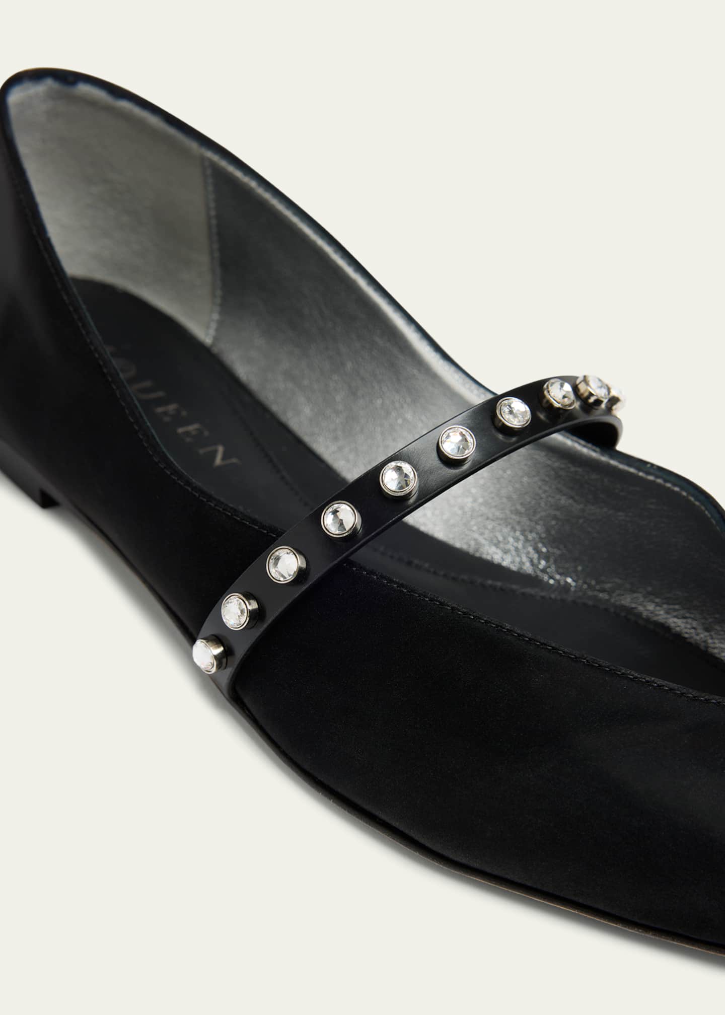 McQueen Embellished Ballet Flats Image 3 of 4