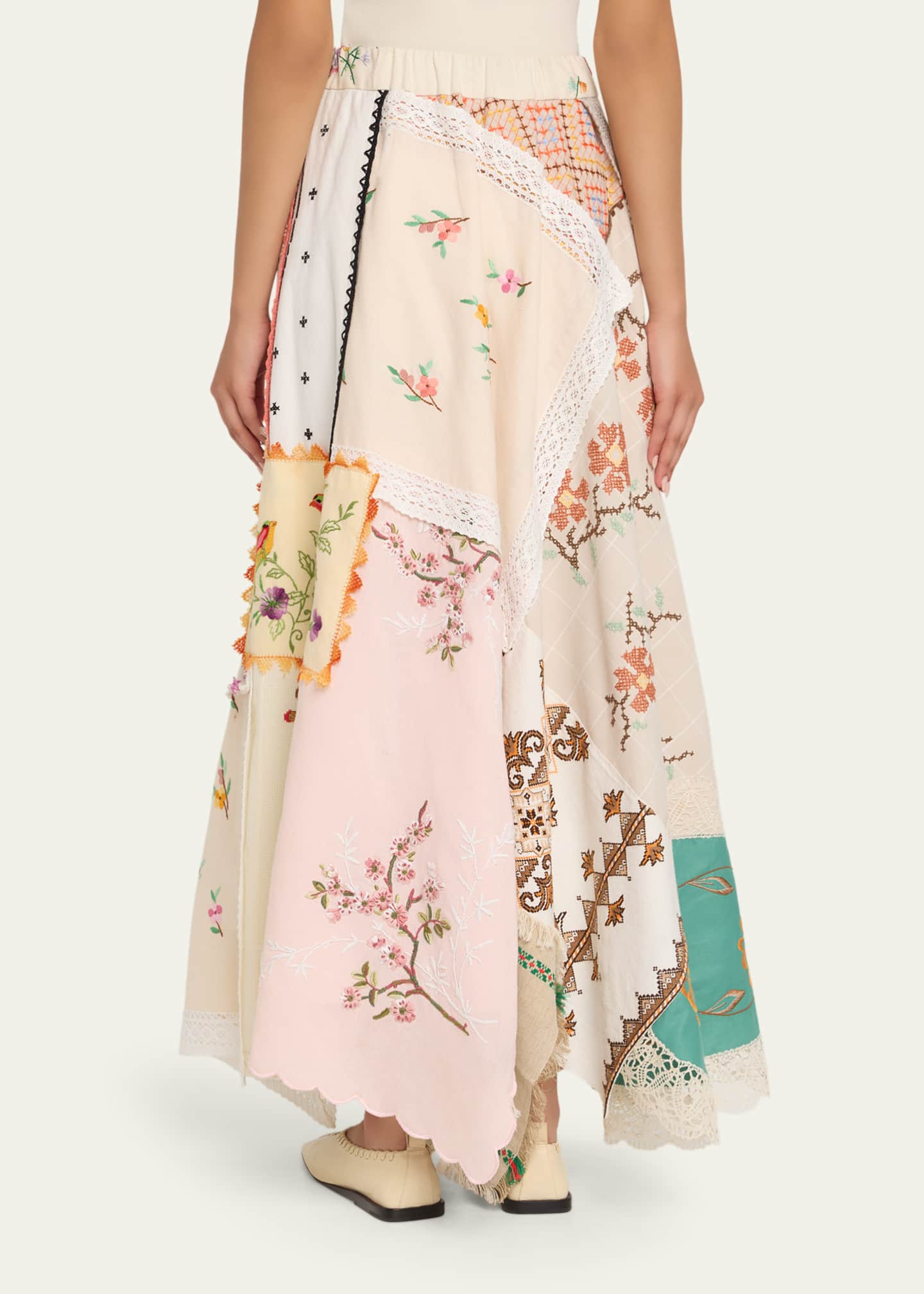 Rianna + Nina Ooak Kendima Patchwork Maxi Skirt Image 3 of 5