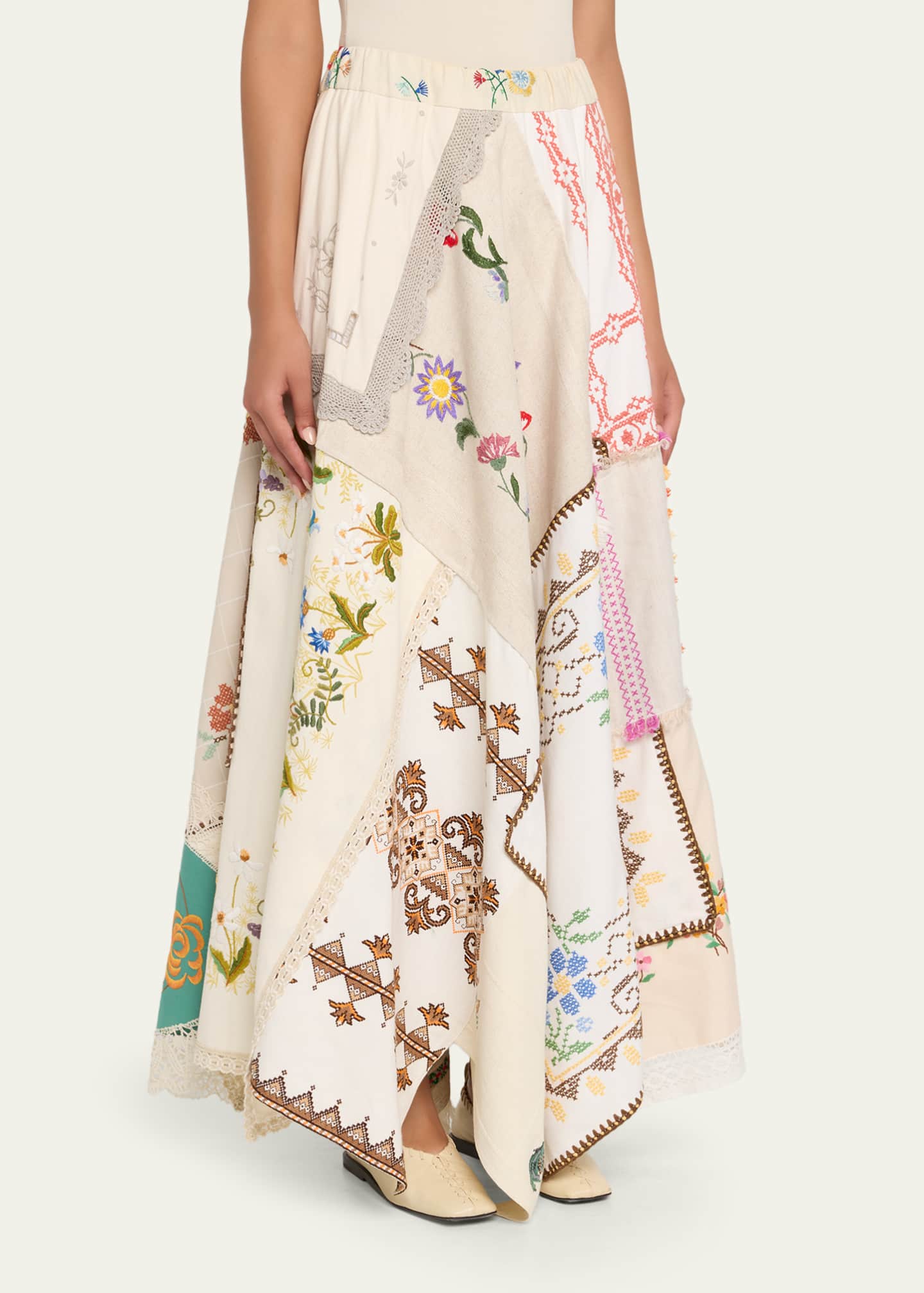 Rianna + Nina Ooak Kendima Patchwork Maxi Skirt Image 4 of 5