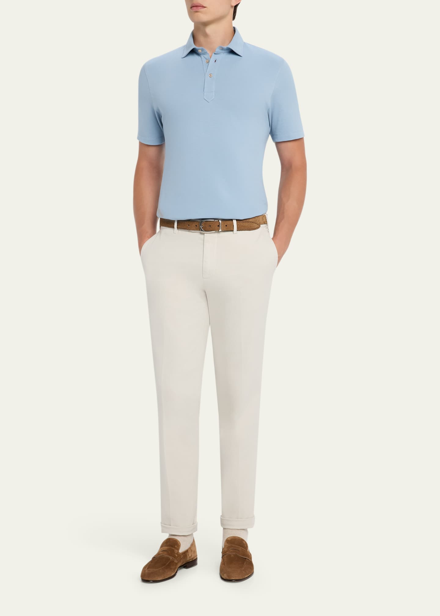 【関税＆送料込み】Brunello Cucinelli Cotton Piquet Polo T- BRUNELLO CUCINELLI Cotton-Piqué Polo Shirt for Men | MR PORTER