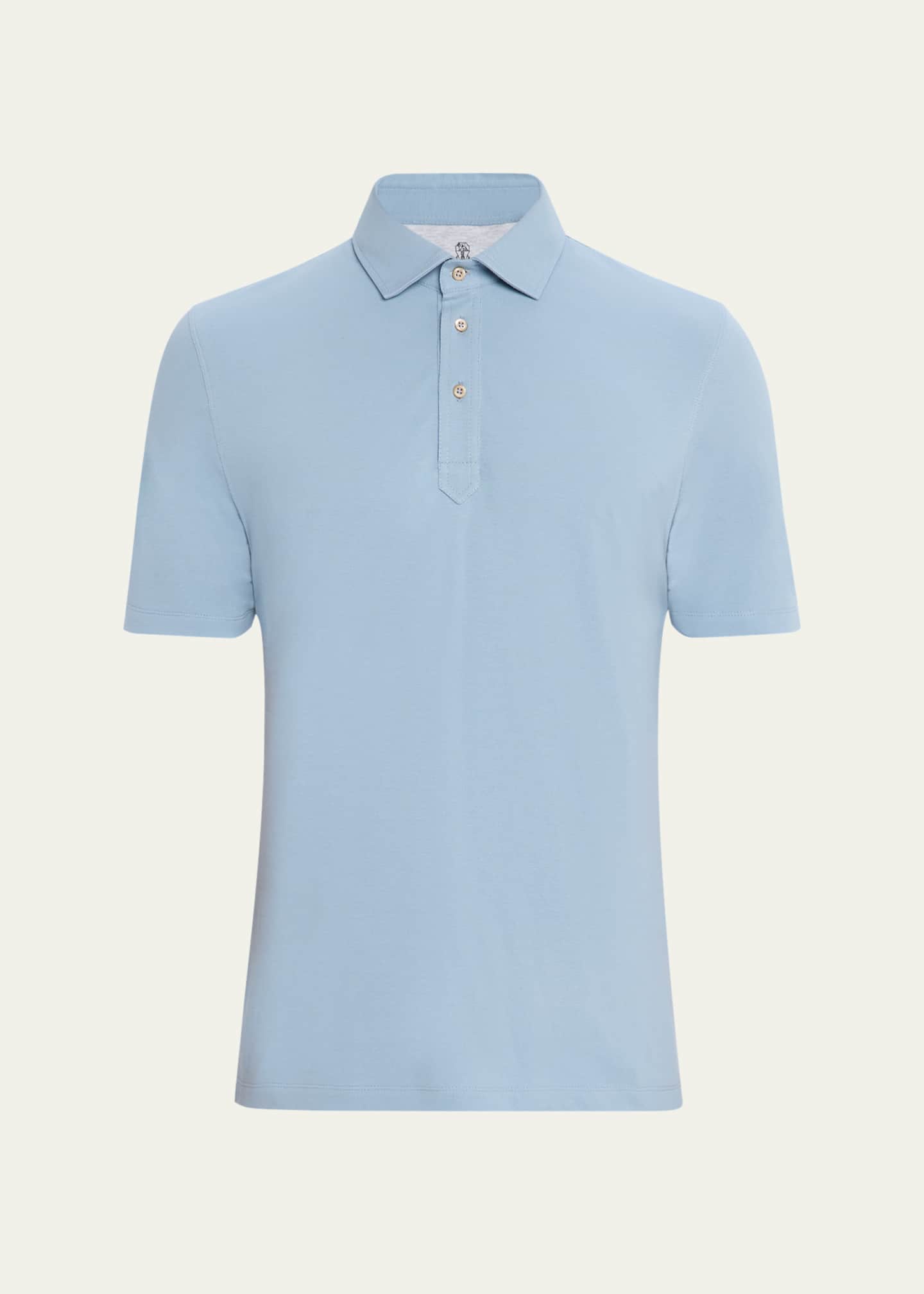 Brunello Cucinelli Men's Cotton Pique Polo Shirt - Bergdorf