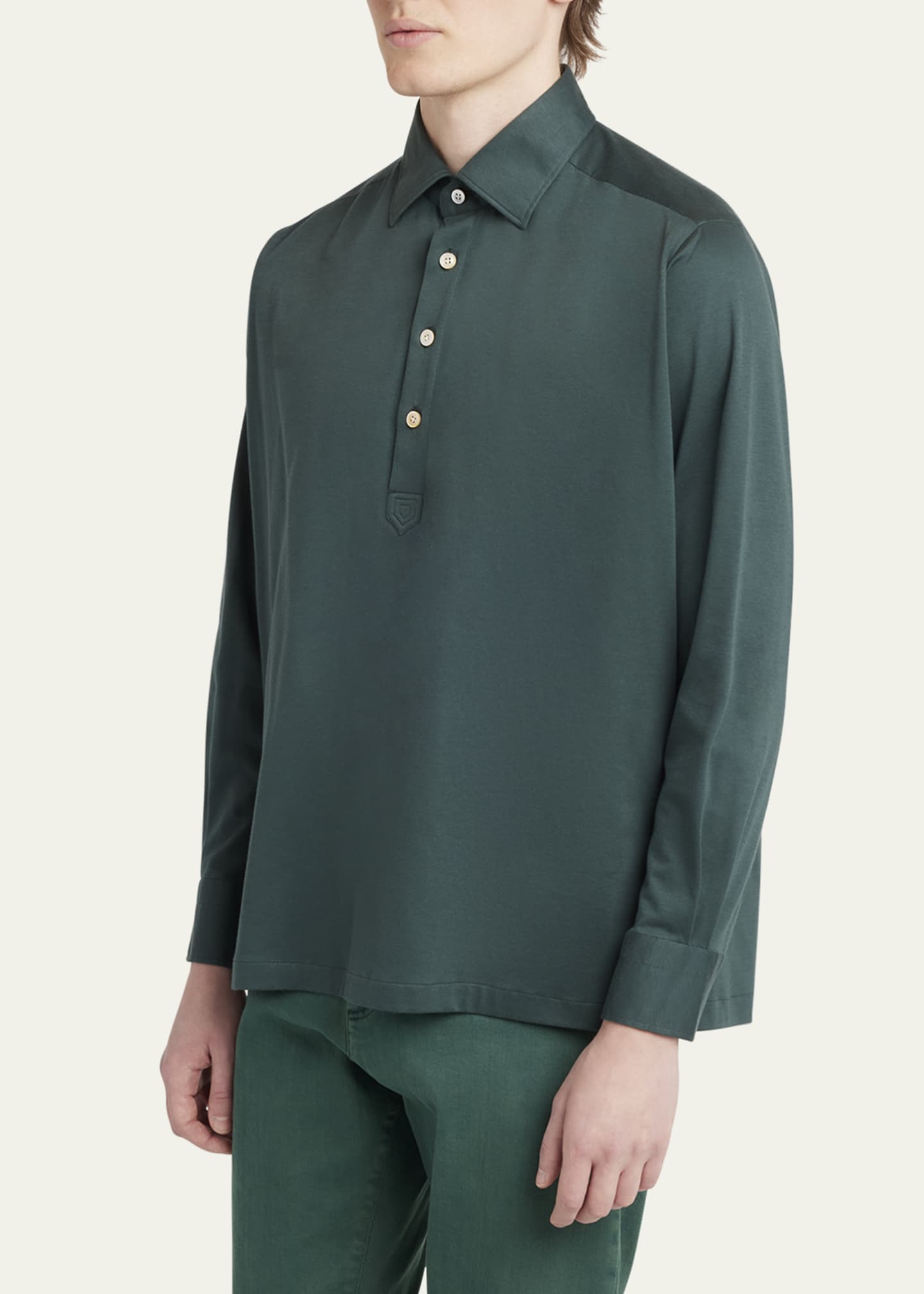 Tシャツ・カットソー Kiton SS25 'Positano' polo shirt (UMCPOSK06R491 300P) Kiton KIRED 