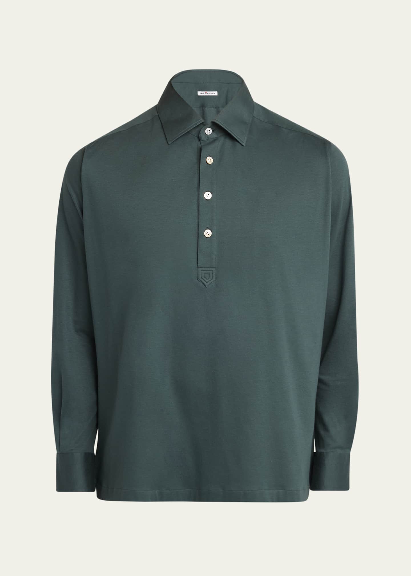 Tシャツ・カットソー Kiton SS25 'Positano' polo shirt (UMCPOSK06R491 300P) Kiton 'positano' Polo Shirt | italist
