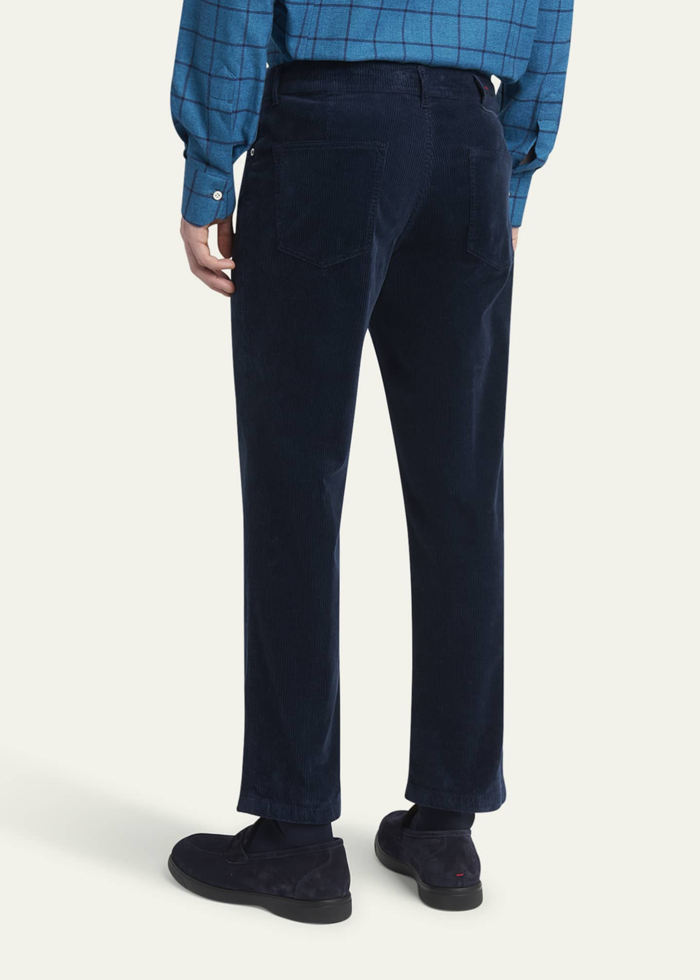 Kiton Men's Cotton Stretch Slim Five-Pocket Pants Image 3 of 5