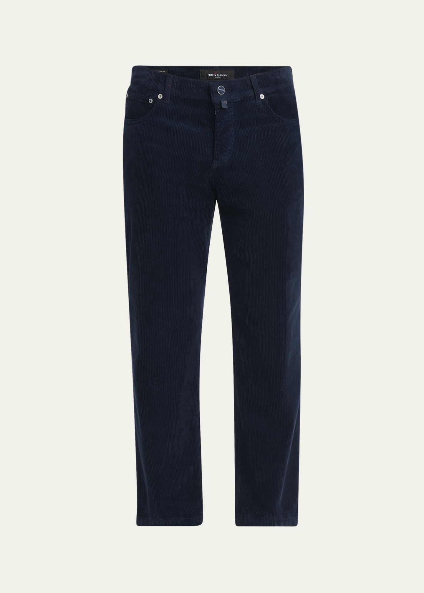 Kiton Men's Cotton Stretch Slim Five-Pocket Pants Image 1 of 5