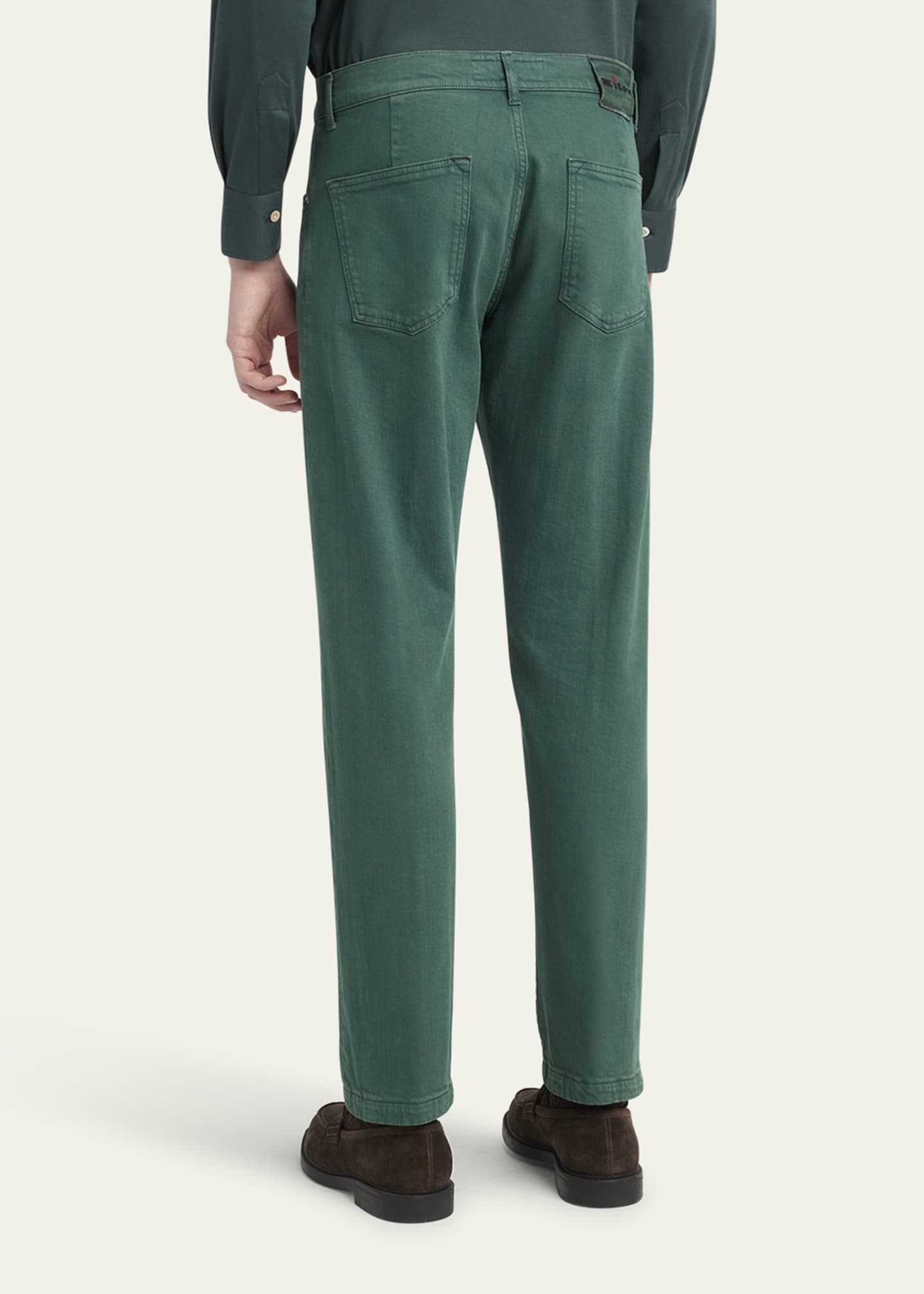 Kiton Men's Cotton Stretch Slim Five-Pocket Pants Image 3 of 5