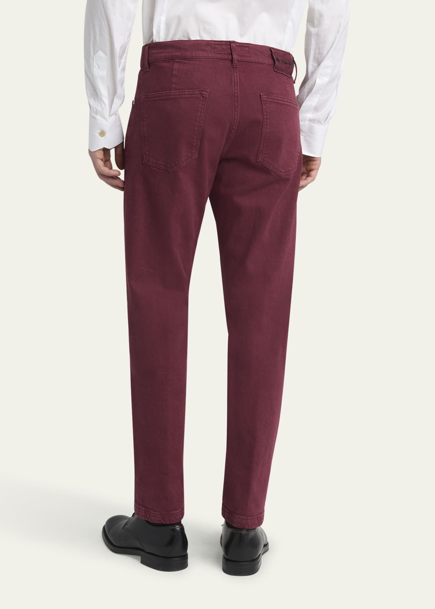 Kiton Men's Cotton Stretch Slim Five-Pocket Pants Image 3 of 5